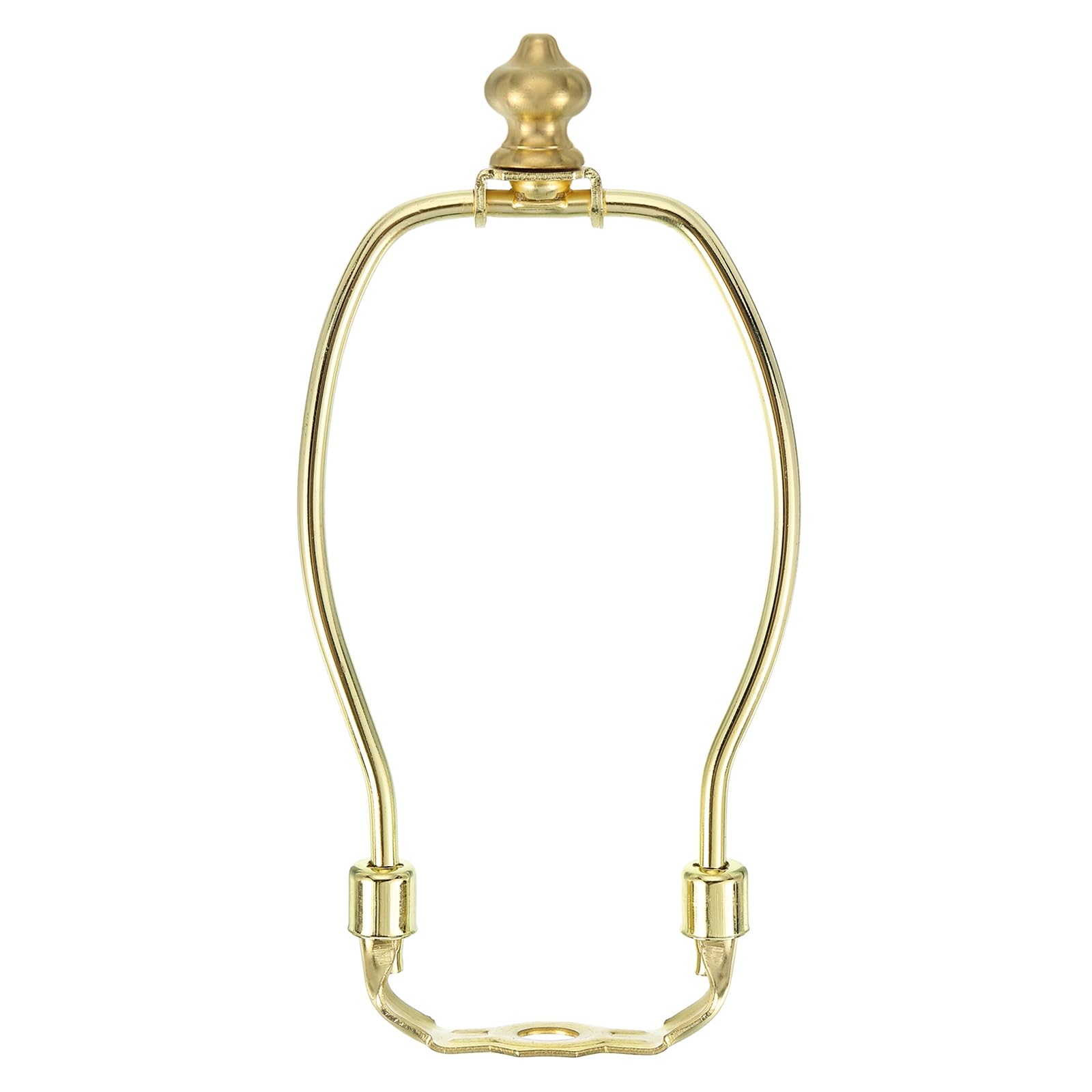 PATIKIL 6 Inch Lamp Harp Kit with 1 Inch Height Solid Brass Finial, 1Set