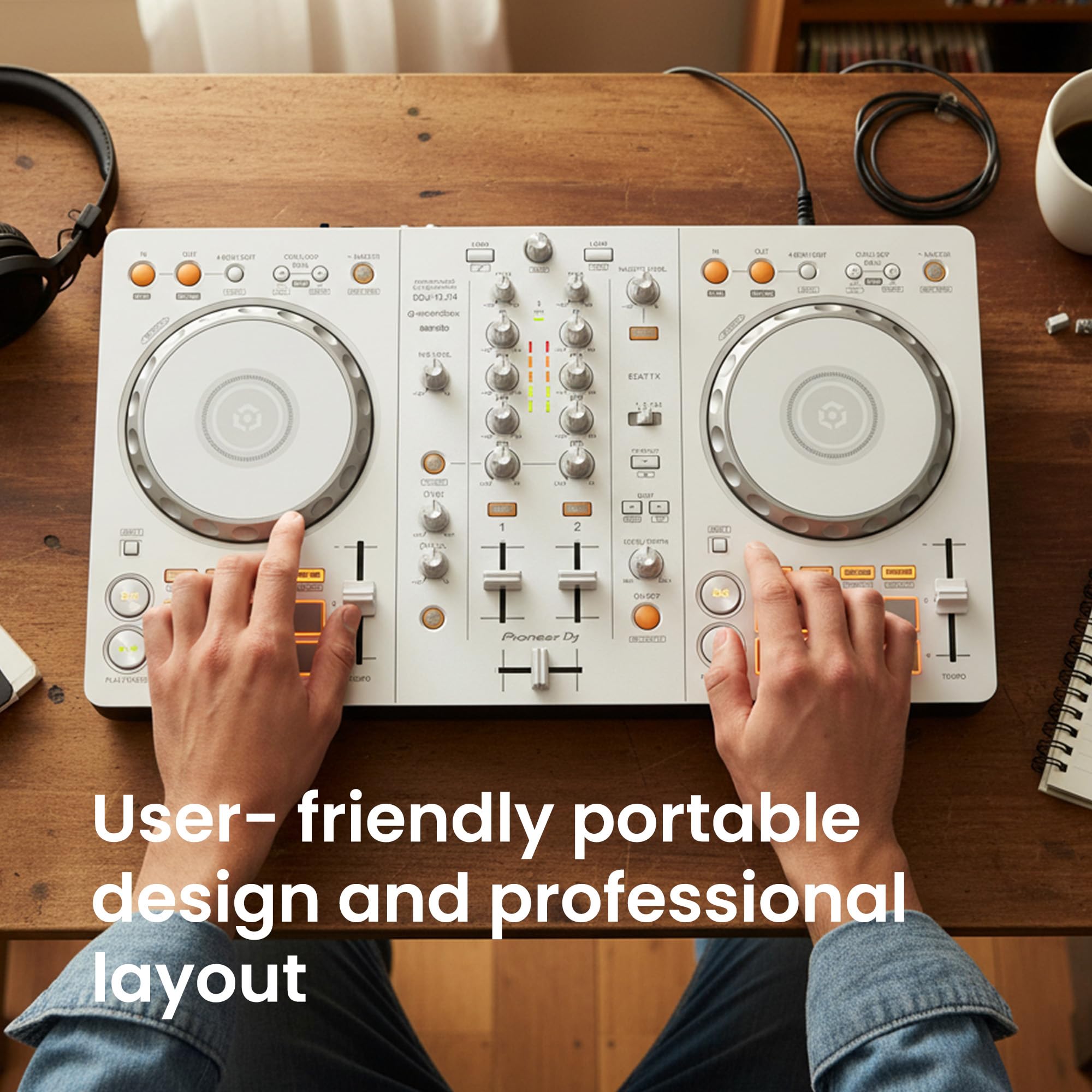 Pioneer DJ FLX4 2-Channel DJ Controller – White