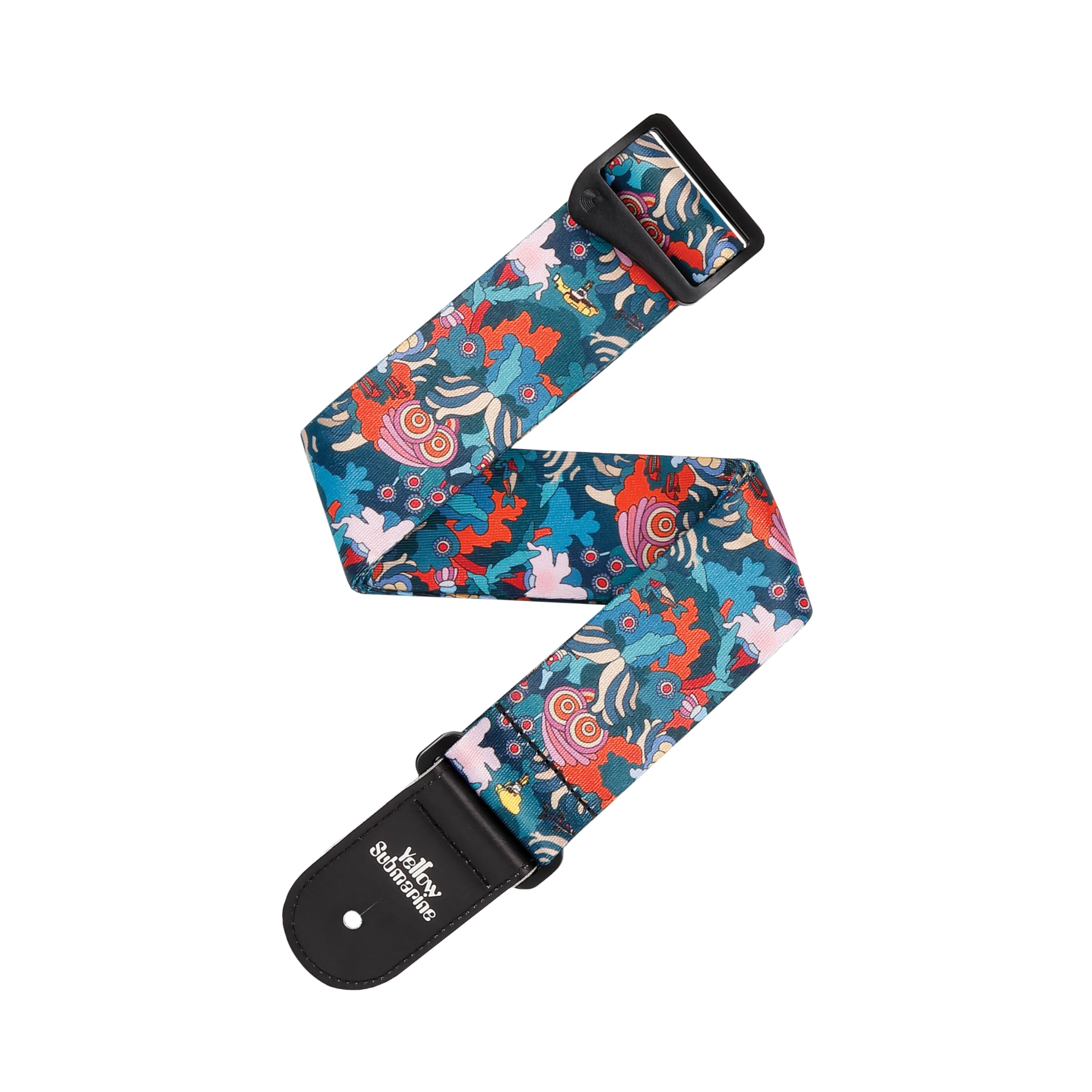 D’Addario Beatles Guitar Strap – Beatles Guitar Accessories – Polyester – Yellow Submarine, Under the Sea
