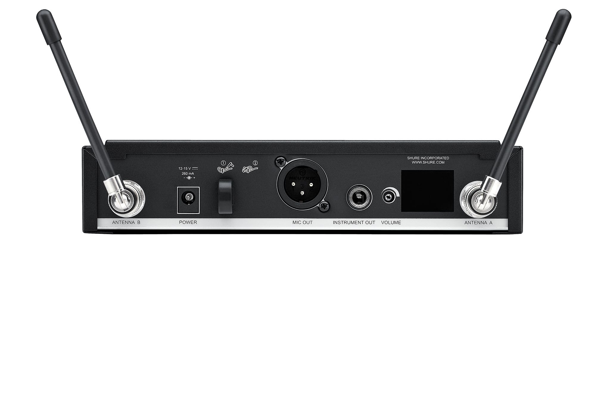 Shure BLX24R/B58 UHF Wireless Microphone System – Perfect for Church, Karaoke, Vocals – 14-Hour Battery Life, 300 ft Range | BETA 58A Handheld Vocal Mic, Single Channel Rack Mount Receiver | M15 Band