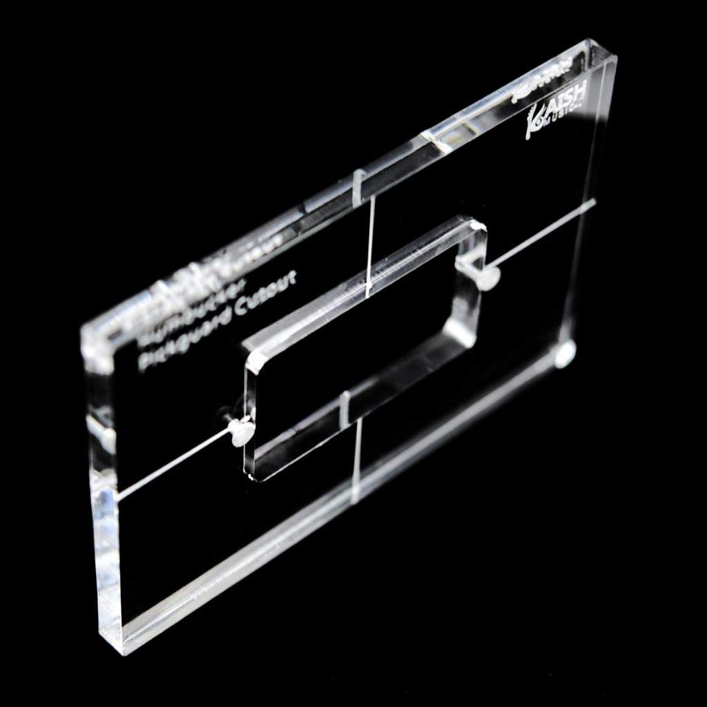 KAISH Acrylic Humbucker Pickup Routing Template Pickup Templates for Pickguard Rout