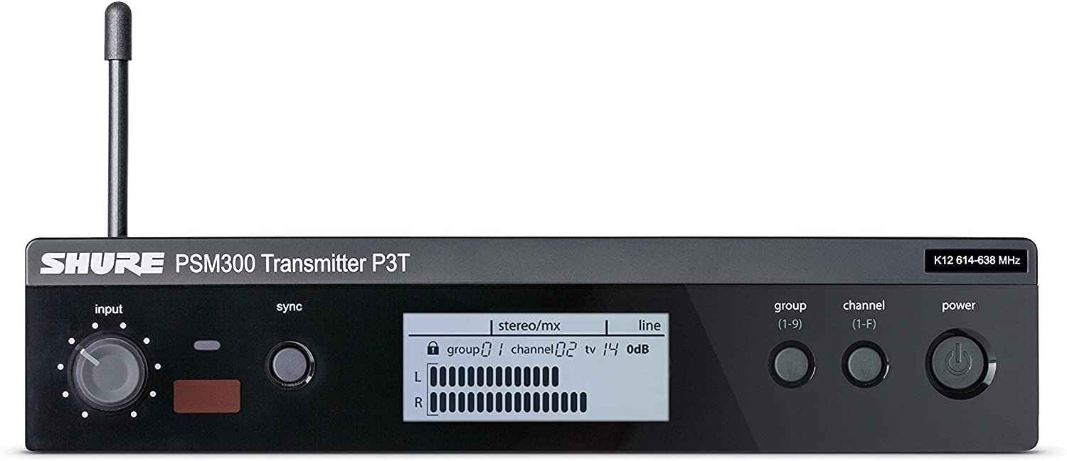 Shure PSM300 P3TRA215CL Pro Wireless in-Ear Personal Monitoring System with SE215-CL Earphones