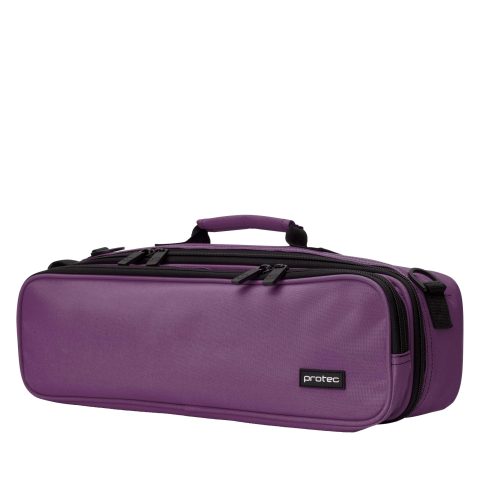Protec Large Flute Case Cover, Fits Molded Cases, Purple, Model A308PR