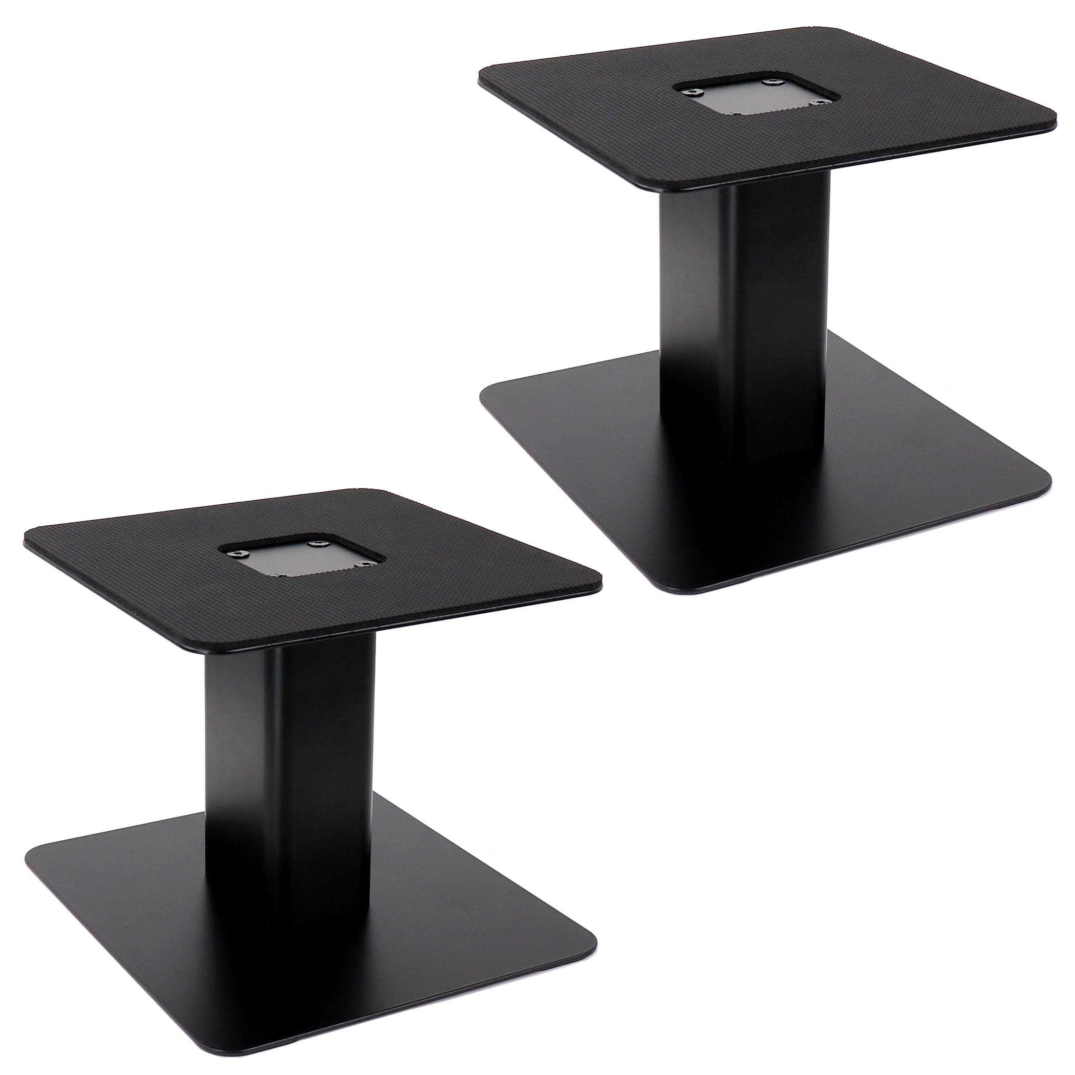Tlingt Desktop Speaker Stands Pair, 7″x7″ Metal Tray, 6″ Tall