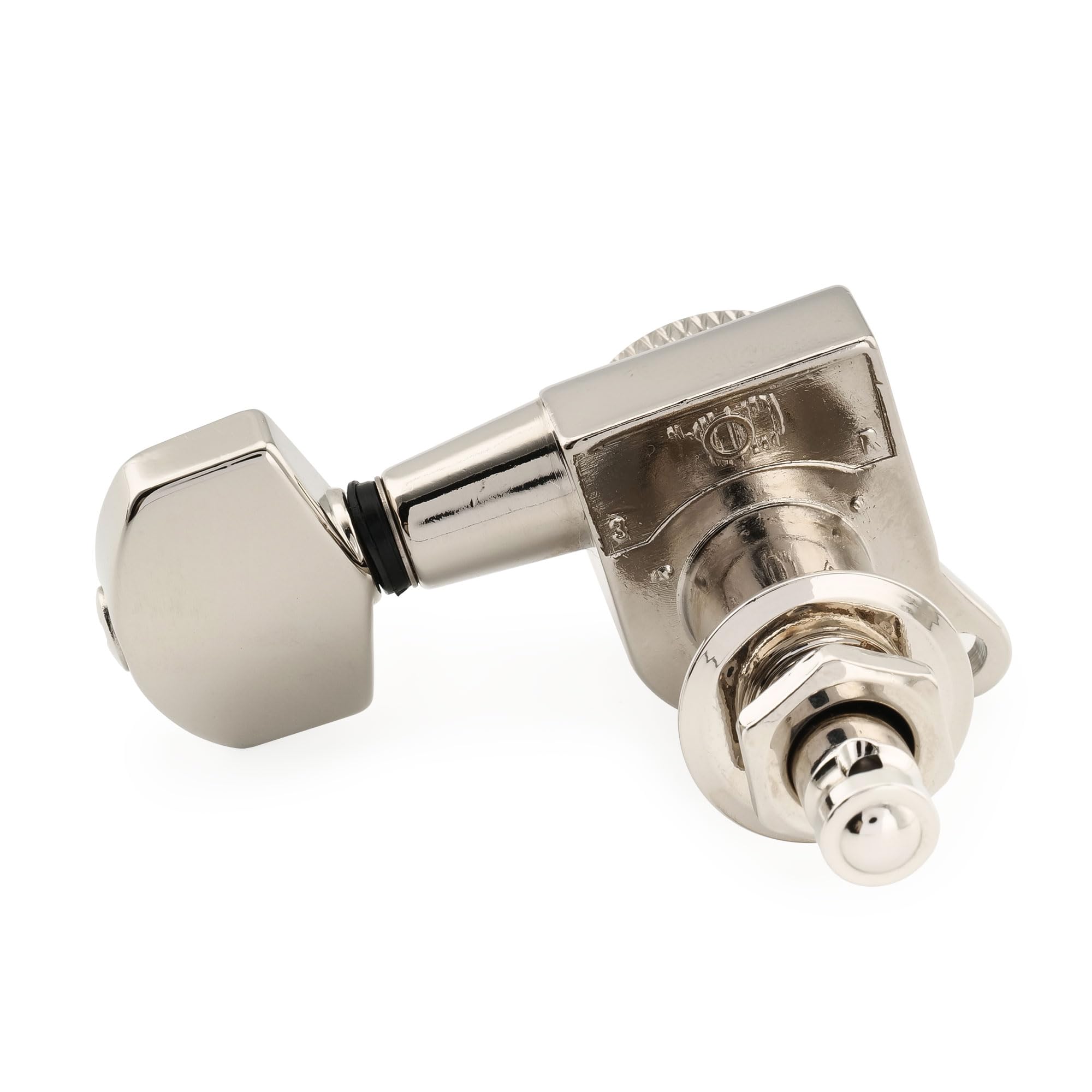 Musiclily Pro R18K-04 Single 18:1 Sealed Locking Bass Side Tuner Nickel