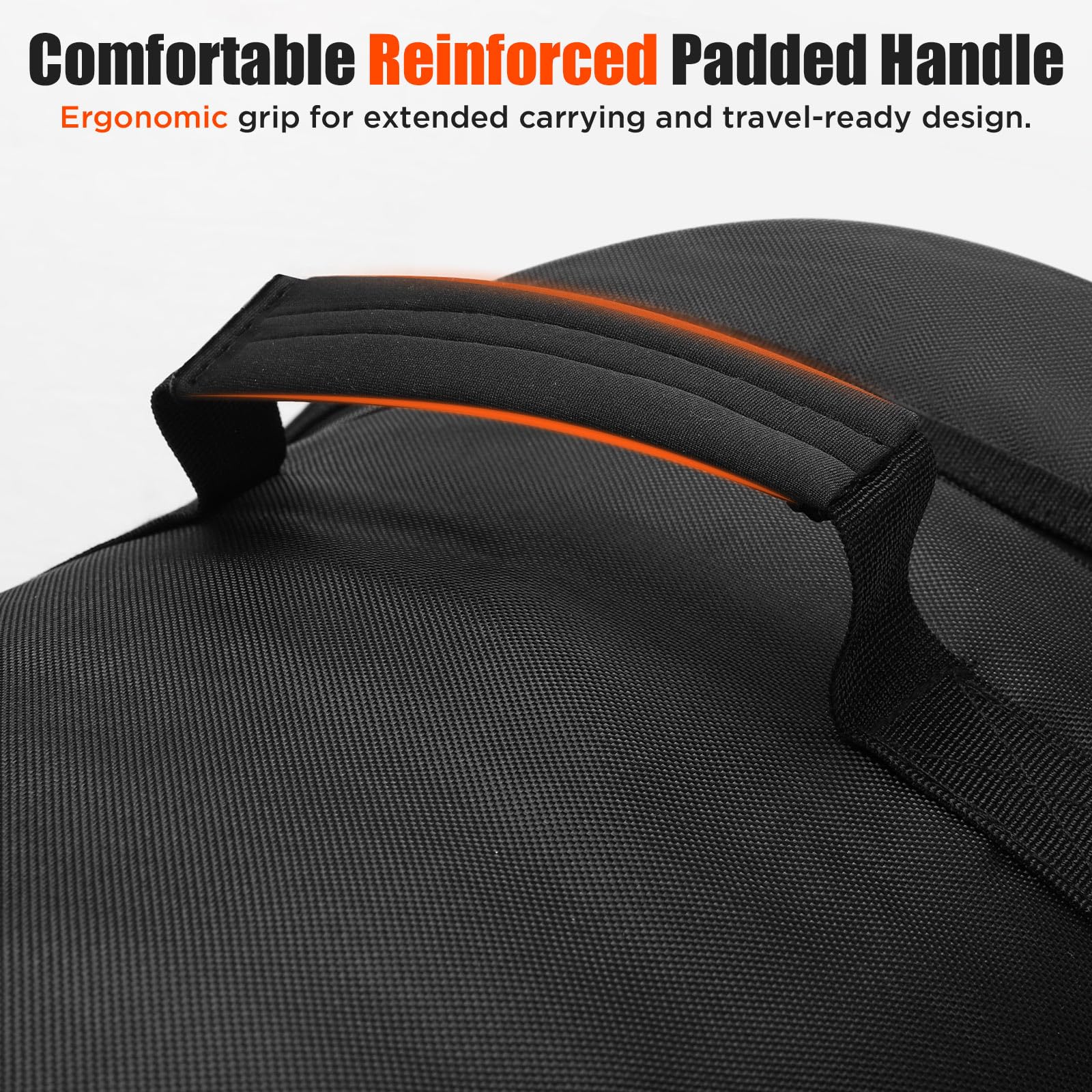 Facmogu Snare Drum Case w/Reinforced Handle, Drums Bag for Cymbal Storage