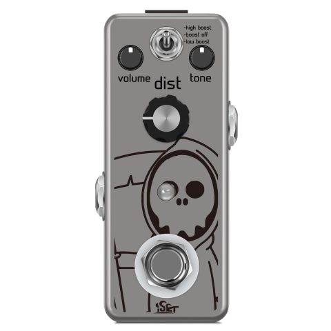 Iset Grim Heavy Metal Guitar Pedal for Electric Guitar Bass True Bypass