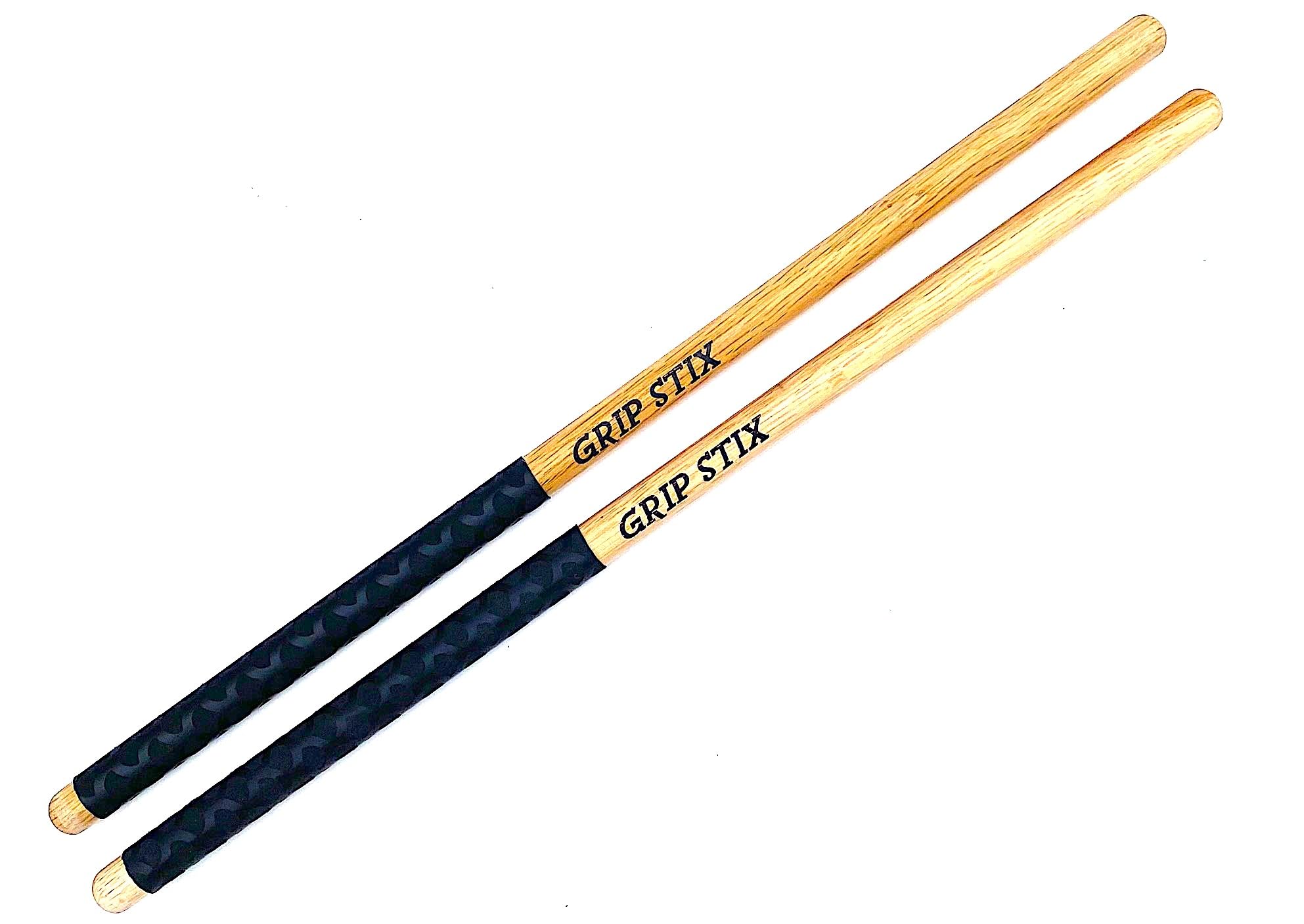 GRIP STIX 16″ Long NON-SLIP Blue Maple TIMBALE Drumsticks – Ideal for Drumming, Aerobics, Cardio & Workout Exercises