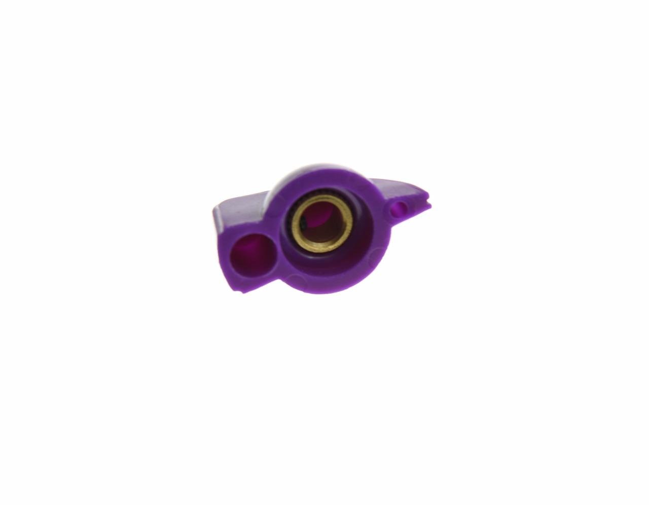 Dopro Pack of 12 Flat Top Guitar Chicken Head Knob AMP Effect pointer Knob Purple