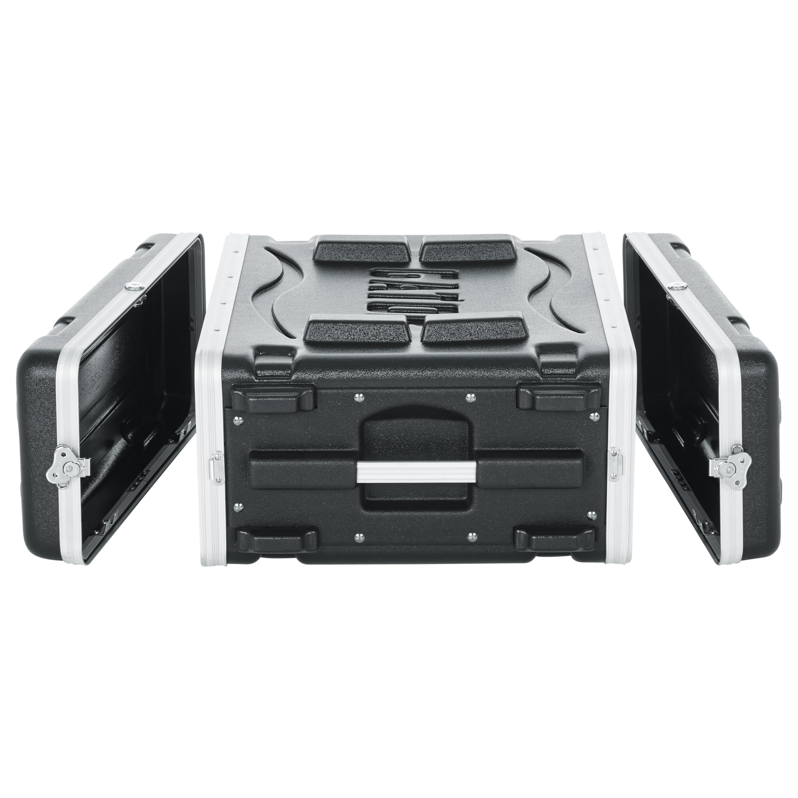 Gator Cases Lightweight Molded 4U Rack Case with Heavy Duty Latches, Standard 19.25″ Depth, (GR-4L)