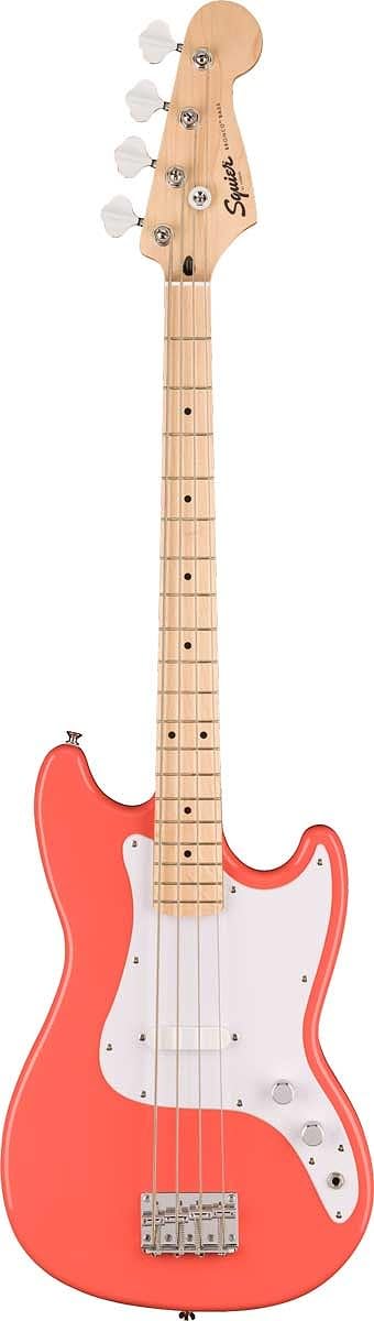 Squier Squier Sonic Bronco Bass, Tahitian Coral, Maple Fingerboard