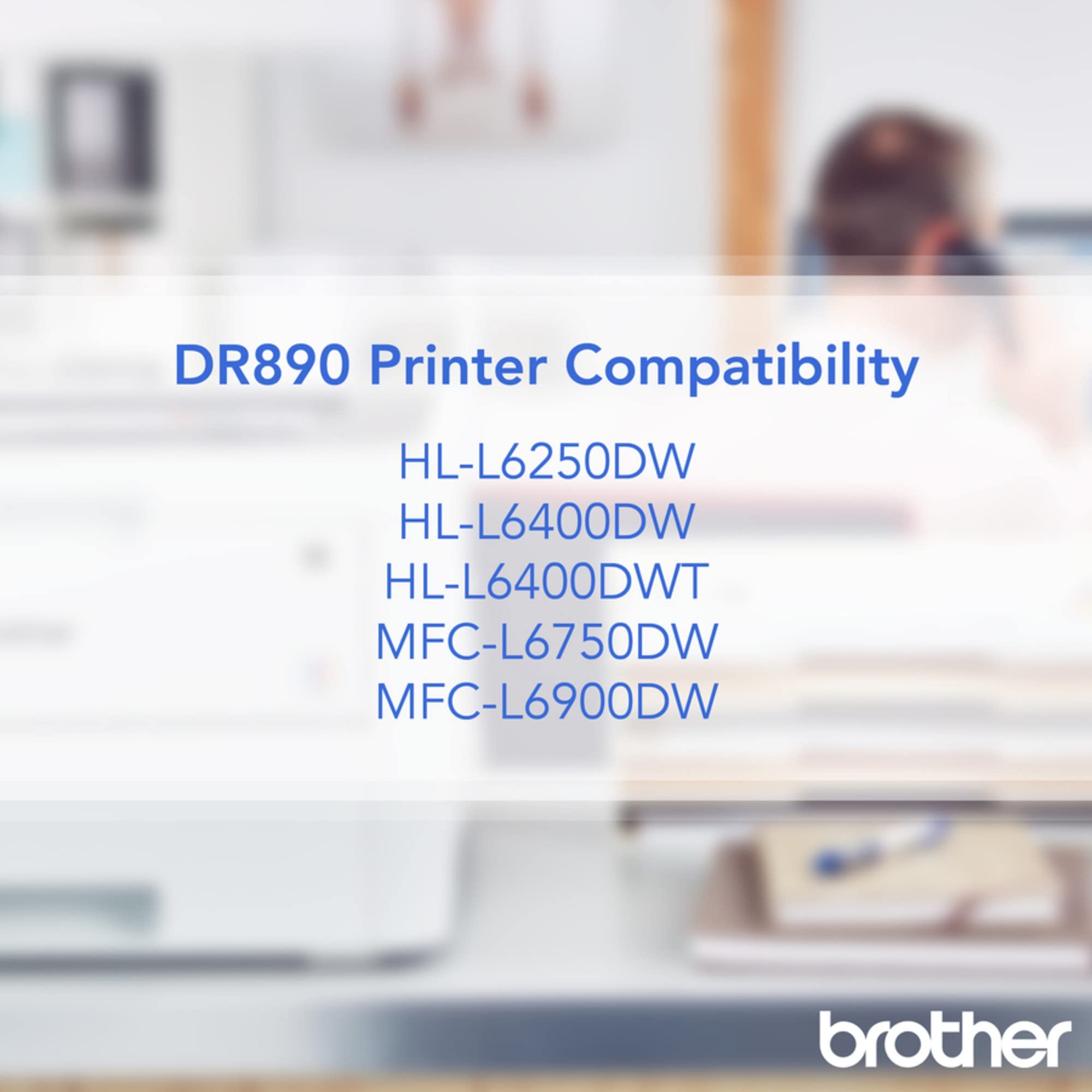 Brother DR890 Drum Unit Rechargeable 240 Volts