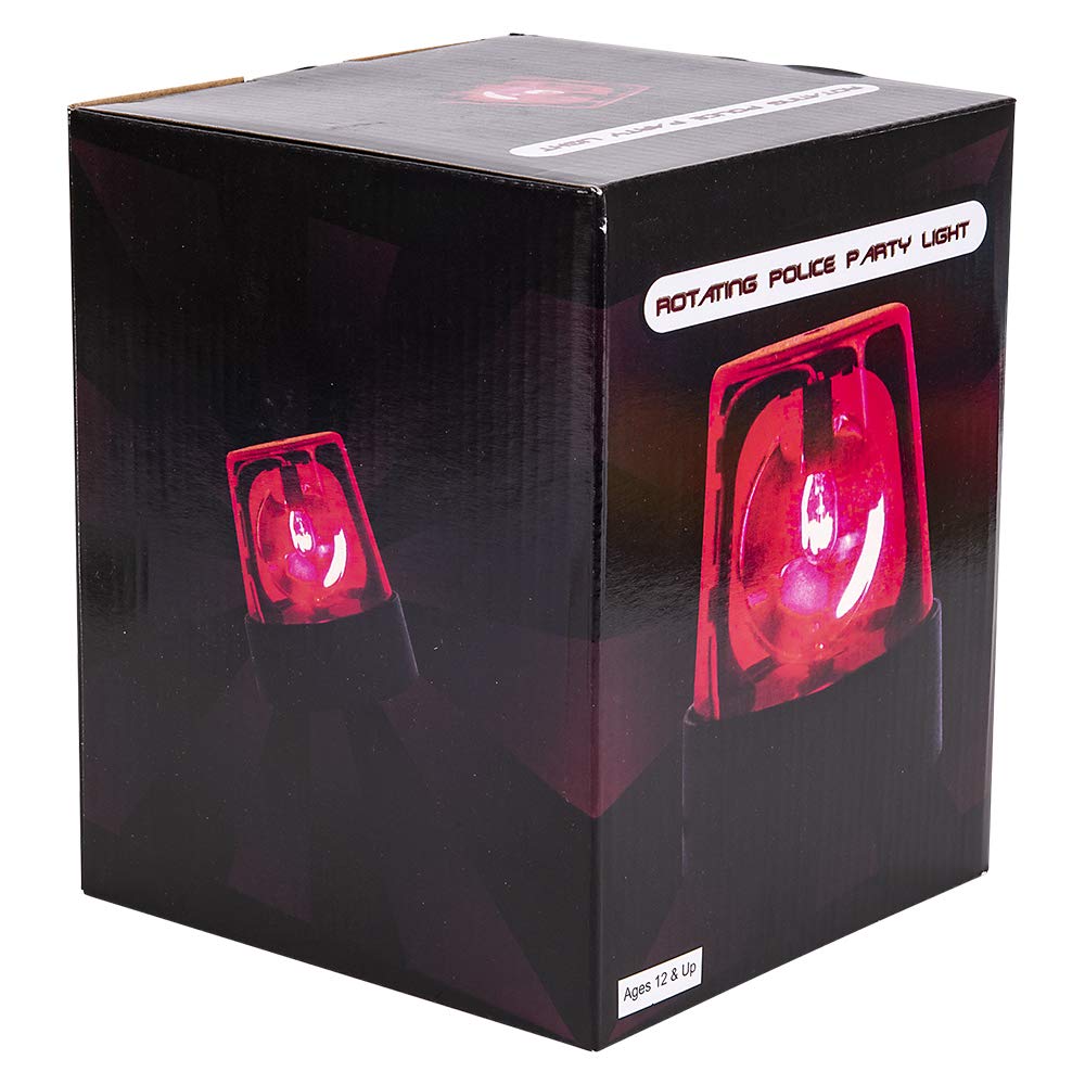 Rhode Island Novelty 7 Inch Red Police Beacon Light, One Piece per Order
