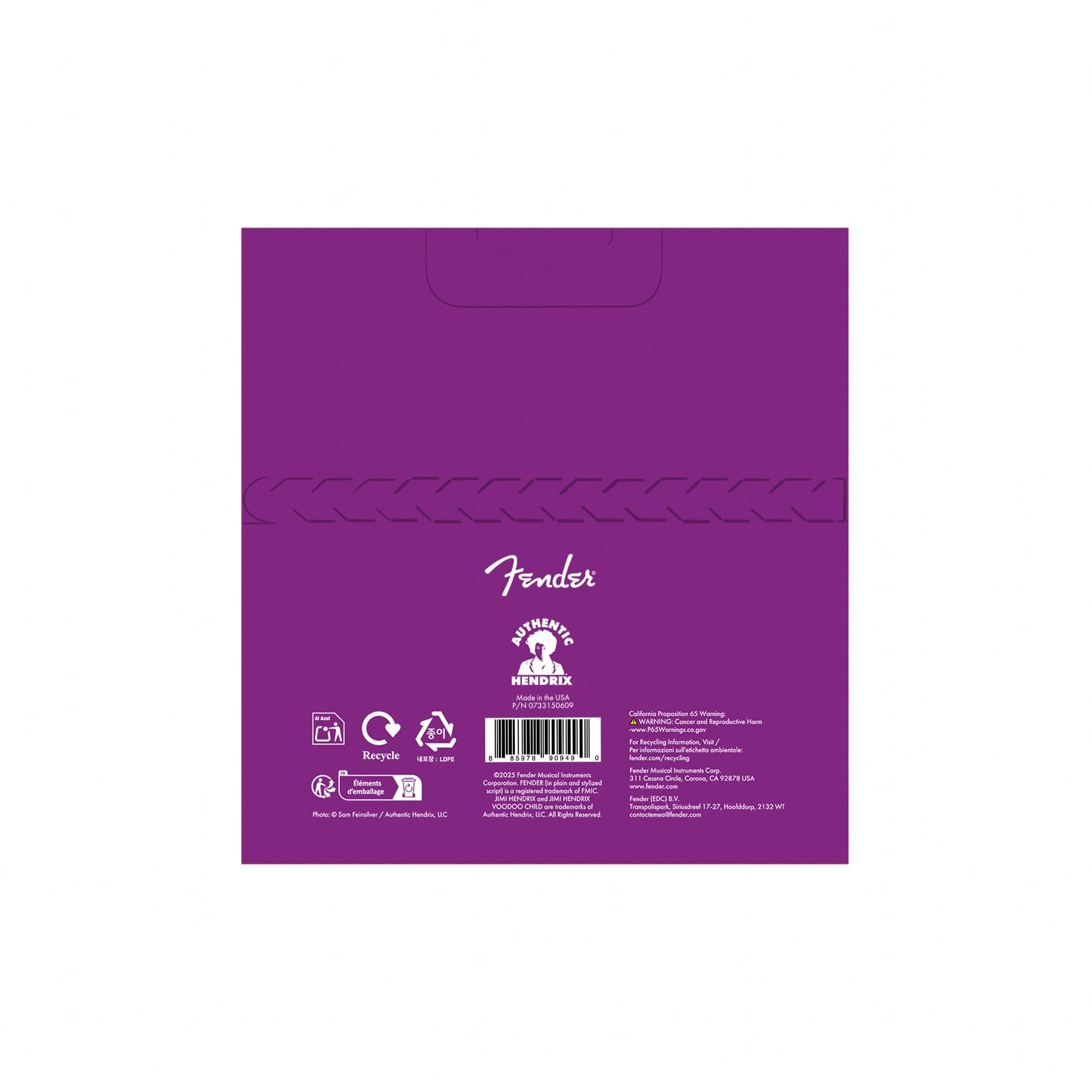 Fender Hendrix Voodoo Child Electric Guitar Strings, Vintage Nickel, Bullet End, .010-.038