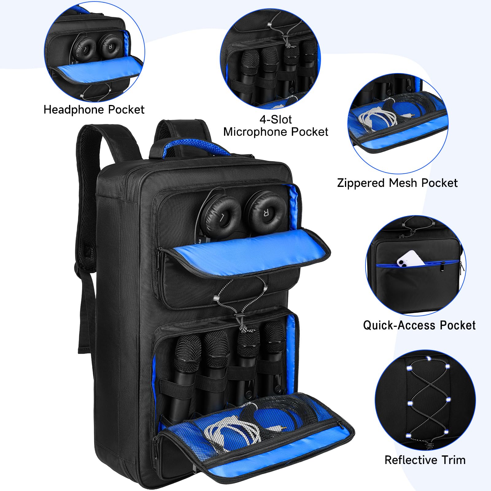 DJ Controller Case Compatible with Pioneer DDJ-FLX4/DDJ-REV1/DDJ-SB3/400
