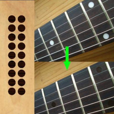 1/4″(6.35mm) Dot Fret Markers – Rosewood