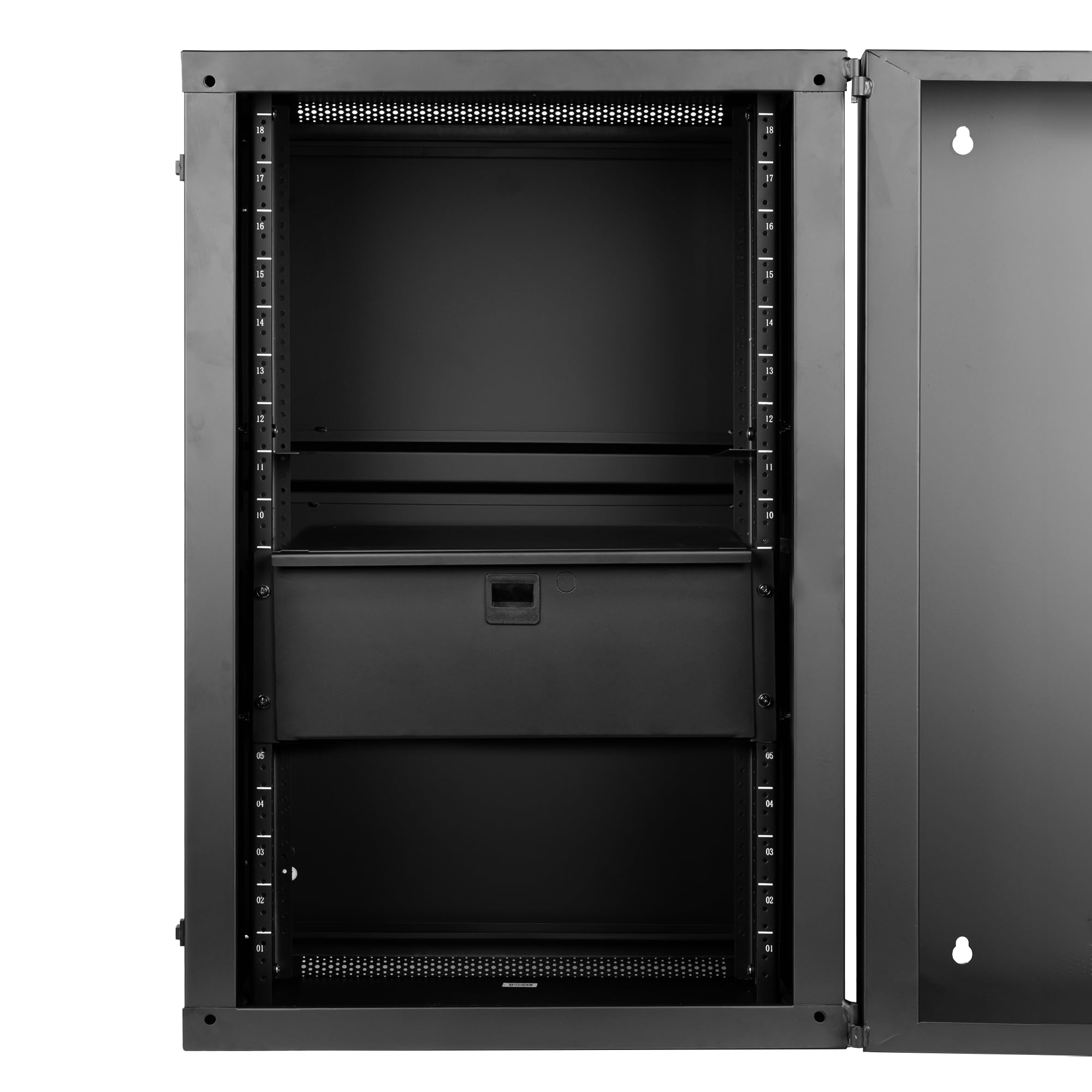 Gator GRW-DRWDF4 Rackworks Standard 4U Rack Mount Drawer with Foam Interior and Lock, 14.2″ Deep ()