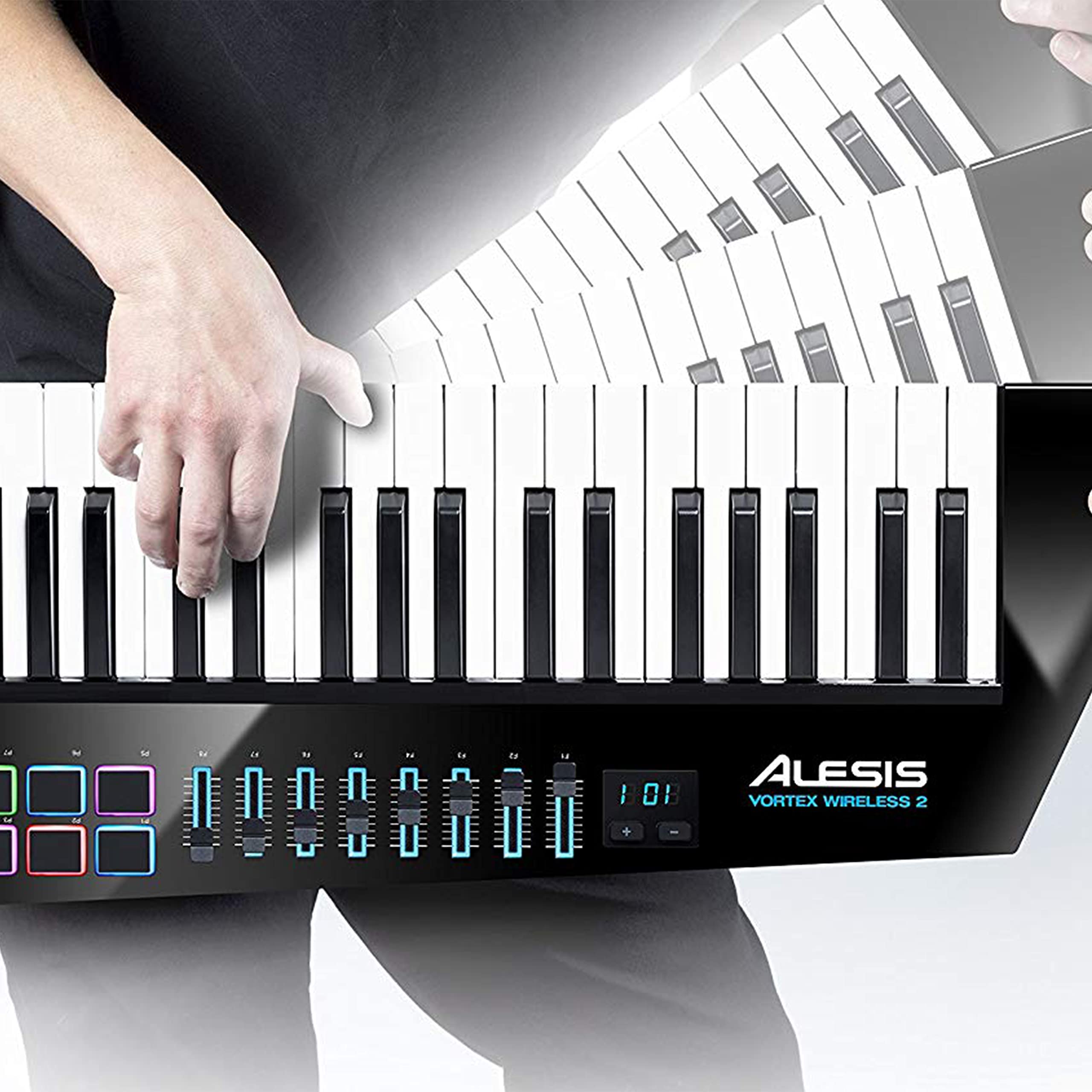 Alesis Vortex Wireless 2 USB MIDI Wireless Keytar Controller