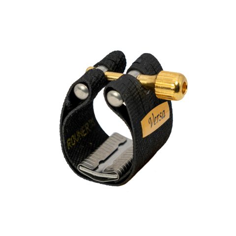 Rovner Ligature & Plastic Cap for Soprano Saxophone – Versa Ligature for Hard Rubber Mouthpiece (V-1RVS)