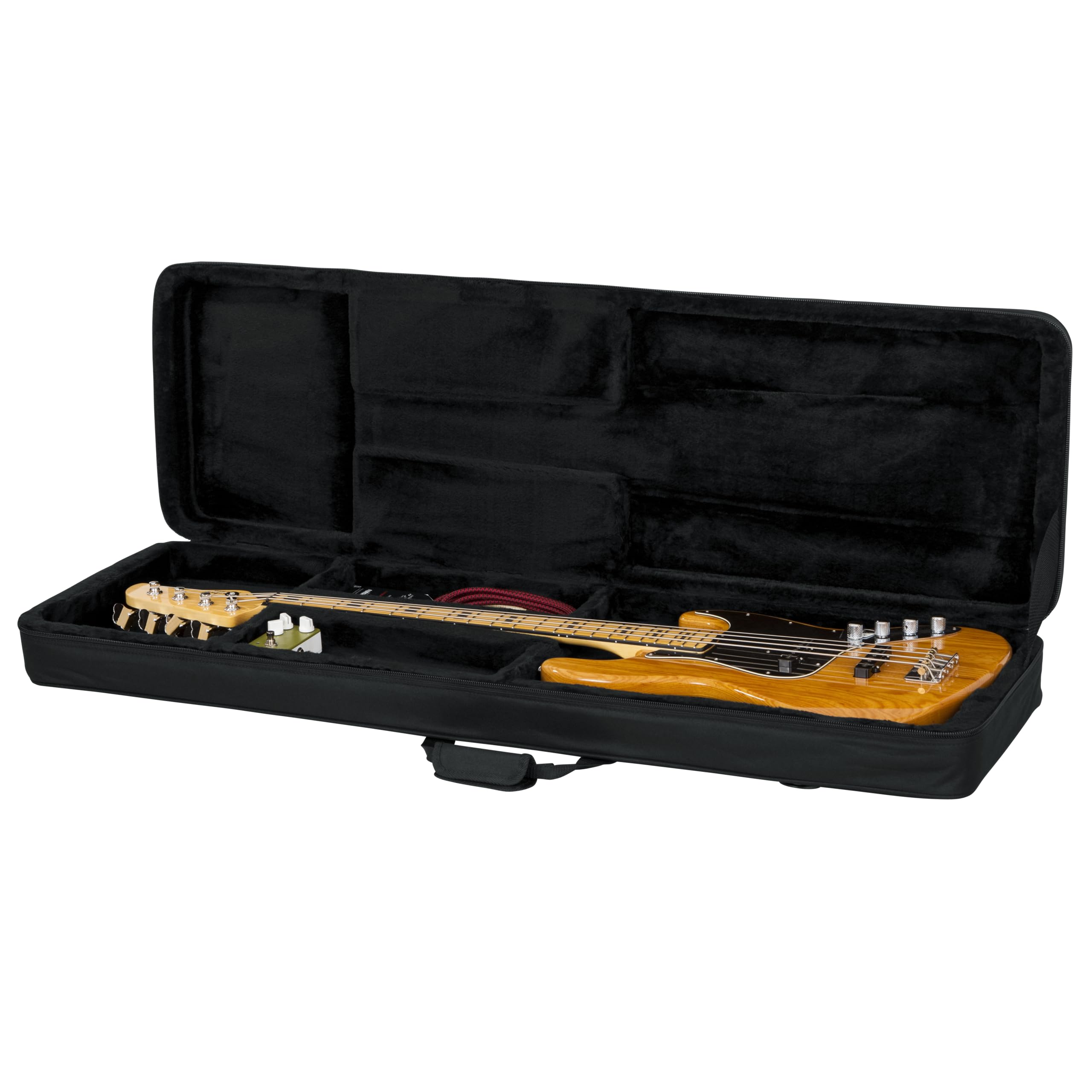 Gator Cases Lightweight Polyfoam Guitar Case for Electric Bass Guitars; (GL-BASS)