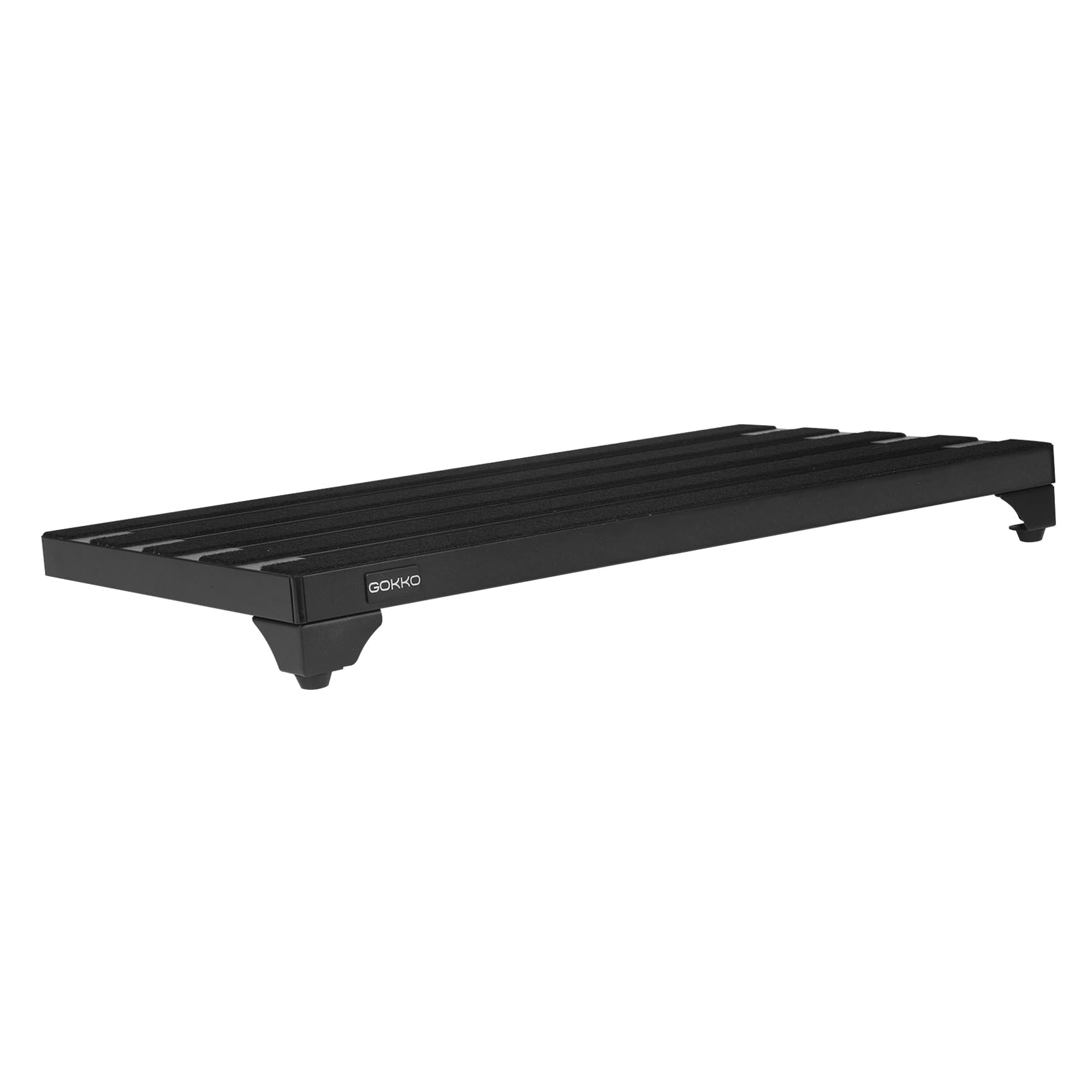 GOKKO Guitar Pedal Board 22″ x 12.5″ Aluminum Alloy Pedalboard with Case