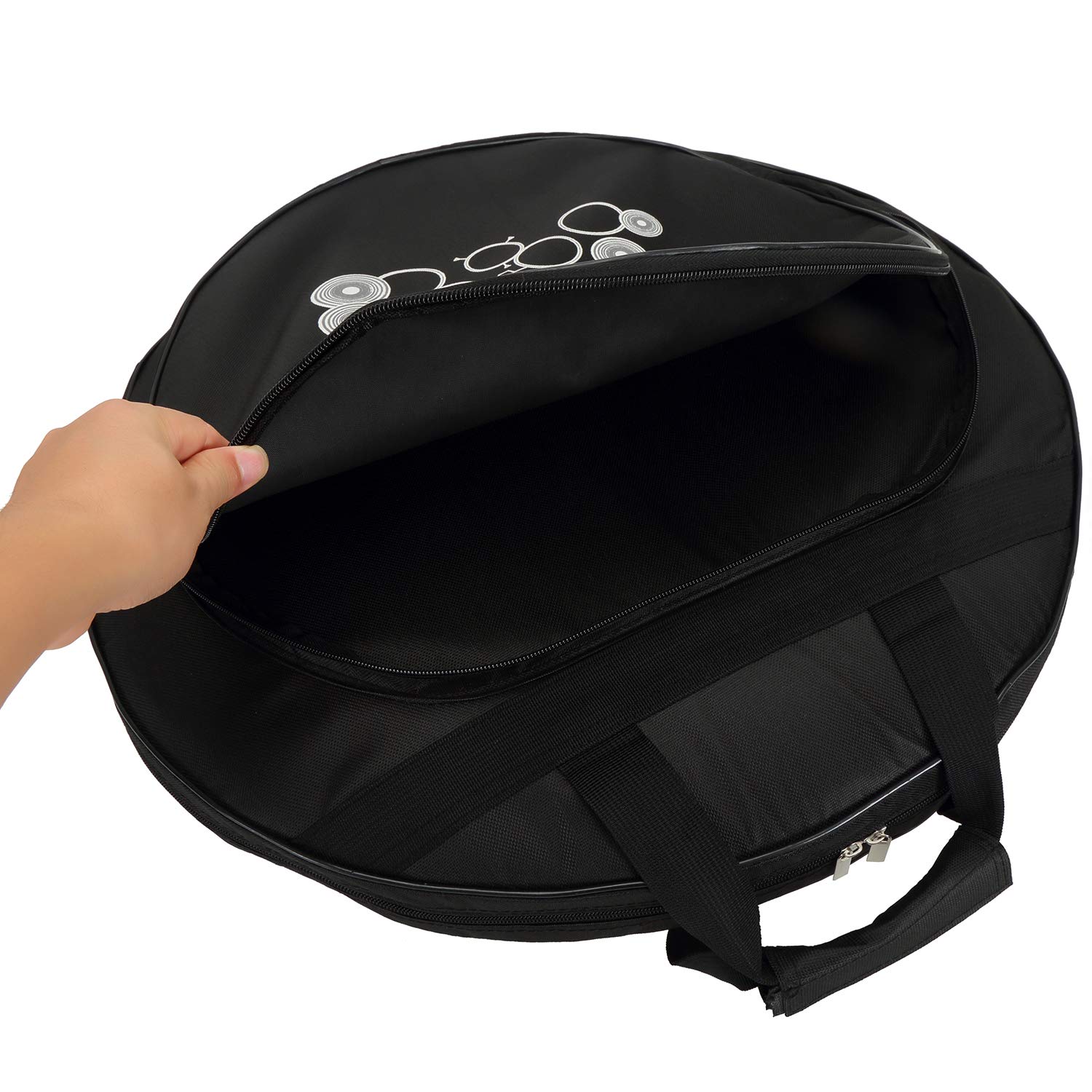 Tosnail 22″ Cymbal Gig Bag with Carry Handle and Shoulder Straps – Great for Dust-proof Storage