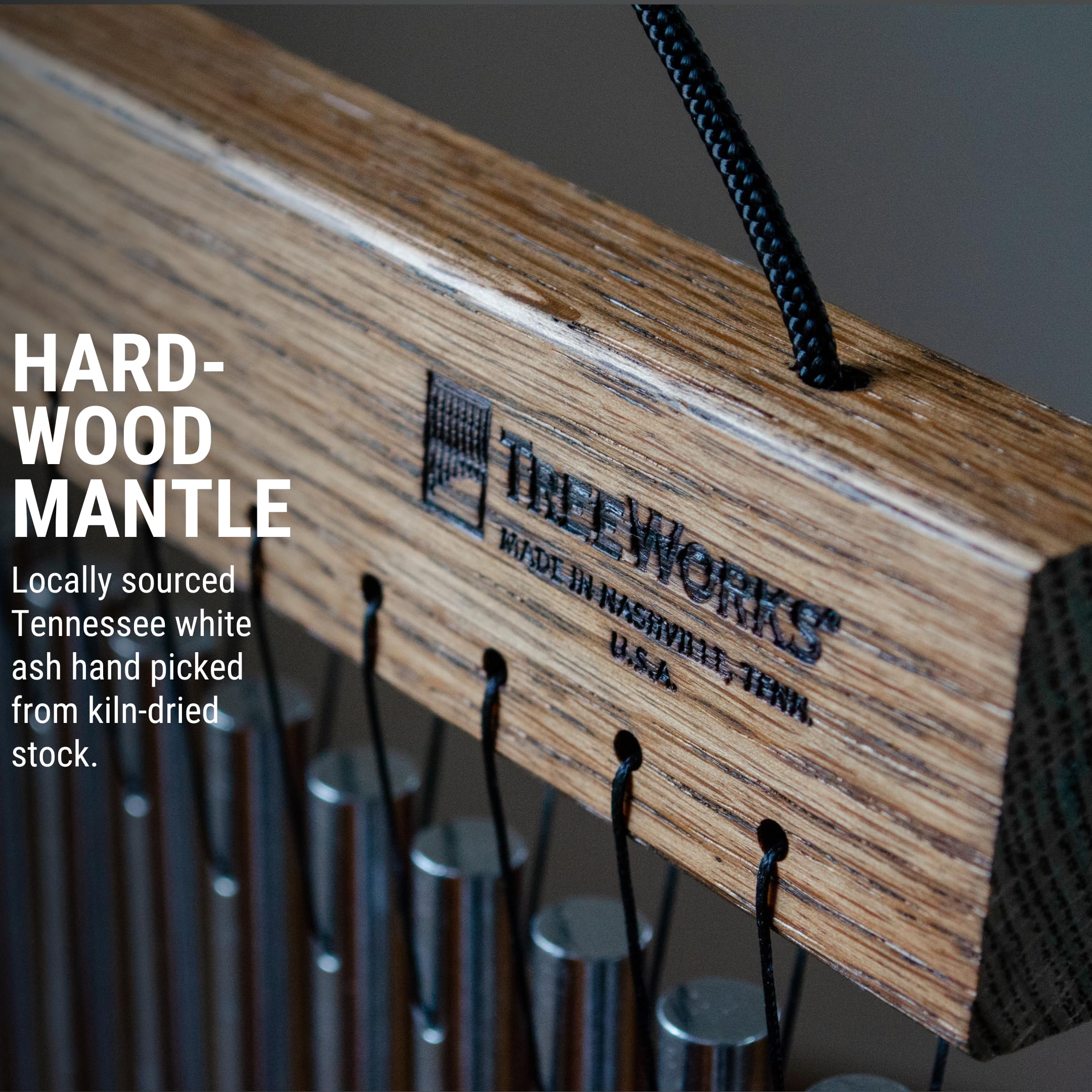 Handheld Single Row Bar Chimes Percussion Instrument — MADE IN U.S.A.
