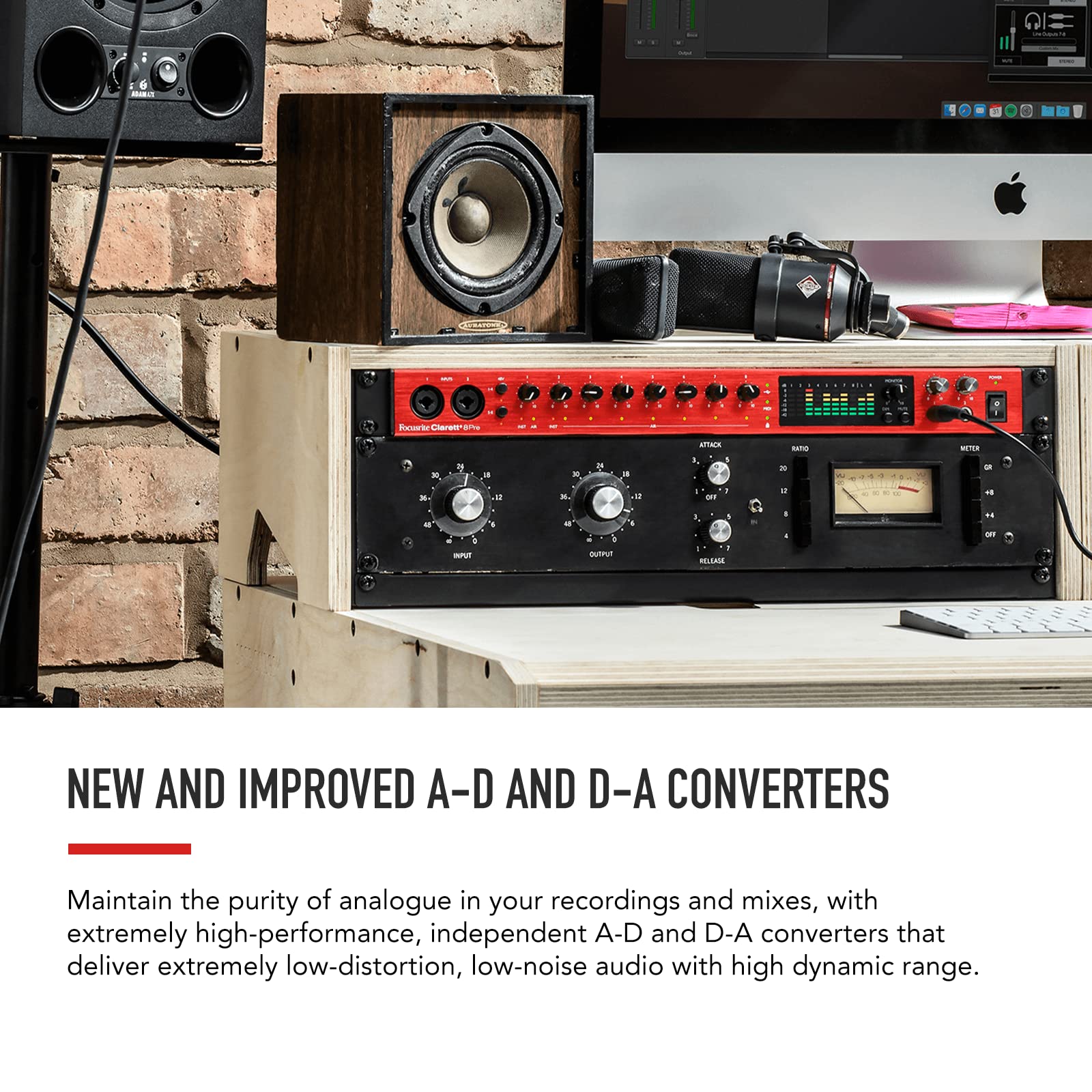 Focusrite Clarett+ 8Pre 18-In/20-Out USB-C Audio Interface