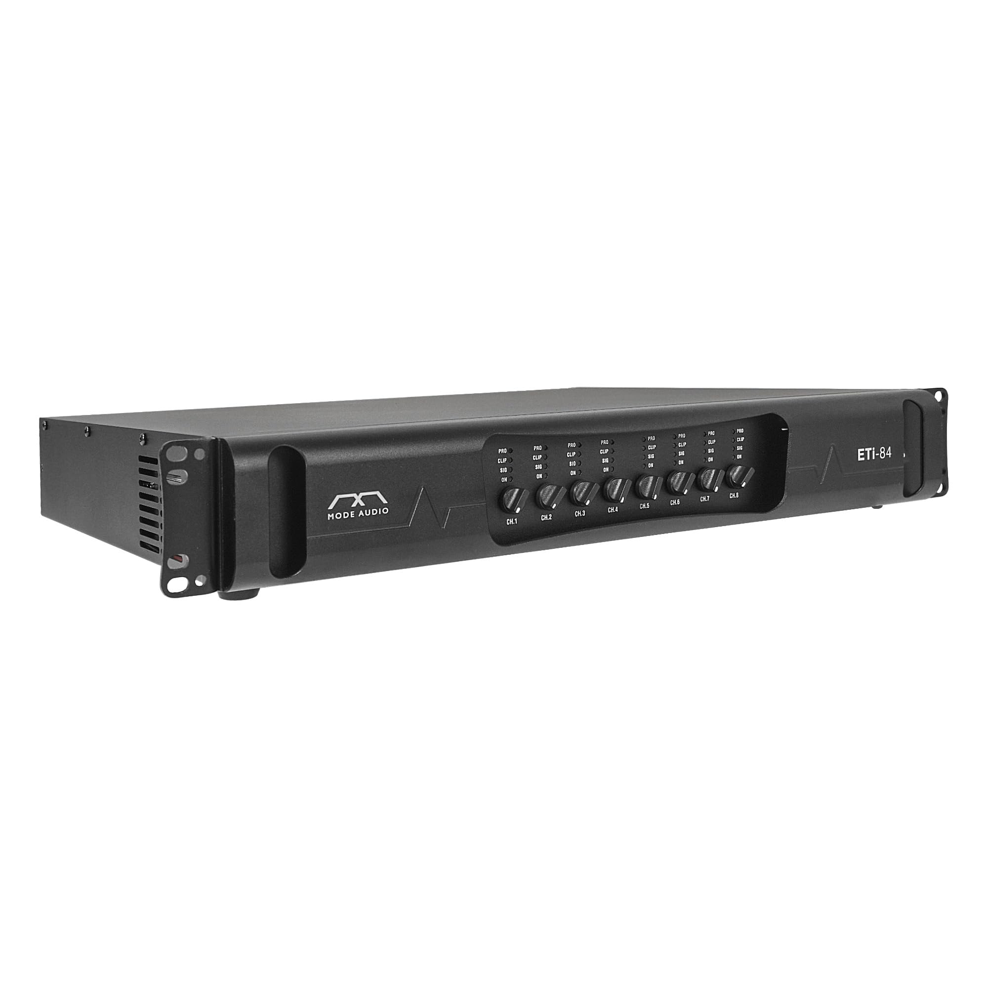 Sound Town MODE Audio Class-D 8-Channel PA/DJ Switching Power Supply Professional Power Amplifier, 8 x 800W RMS at 4Ω, PFC Power, 1.5U Rack Mountable for Meeting Room, Conference, Installation(ETi-84)