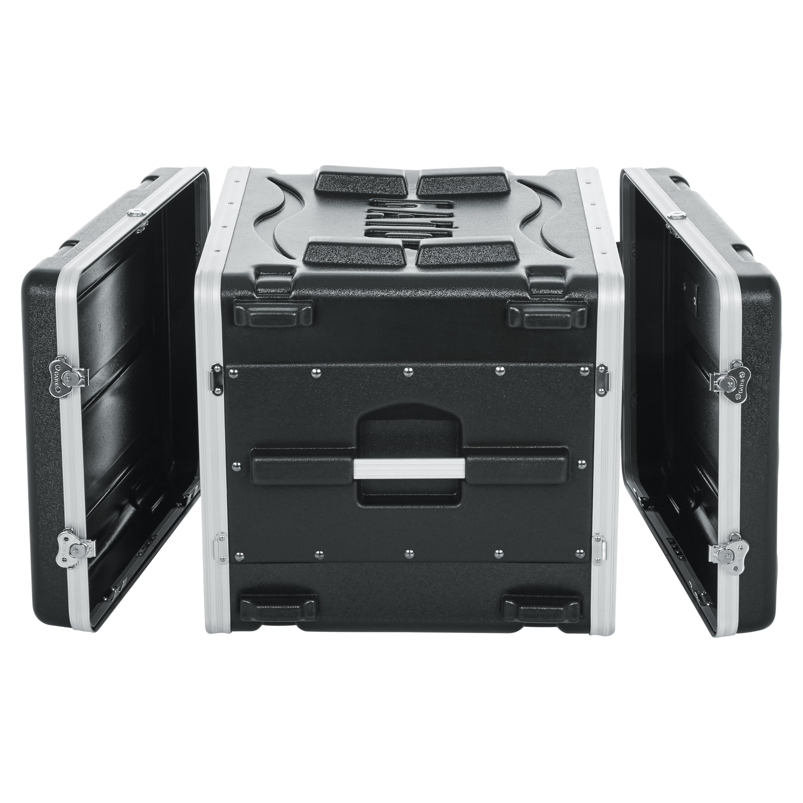 Gator Cases Lightweight Molded 8U Rack Case with Heavy Duty Latches; Standard 19.25″ depth, 8U (GR-8L)