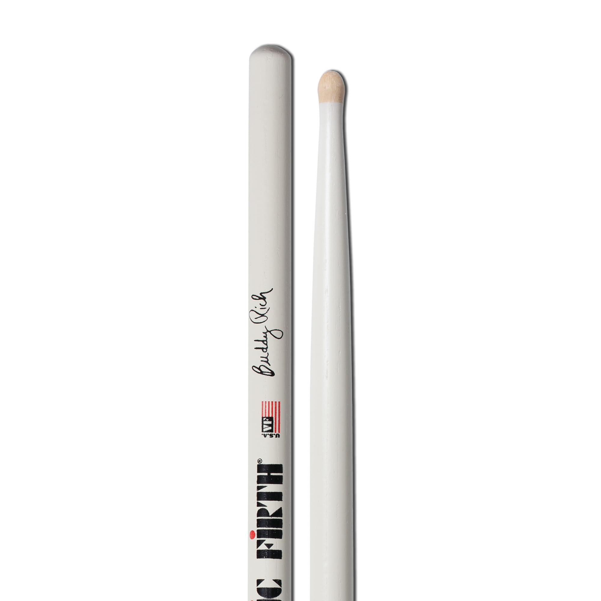 Vic Firth SBR Signature Series Buddy Rich Drumsticks – 3-Pack Bundle with Austin Bazaar Polishing Cloth