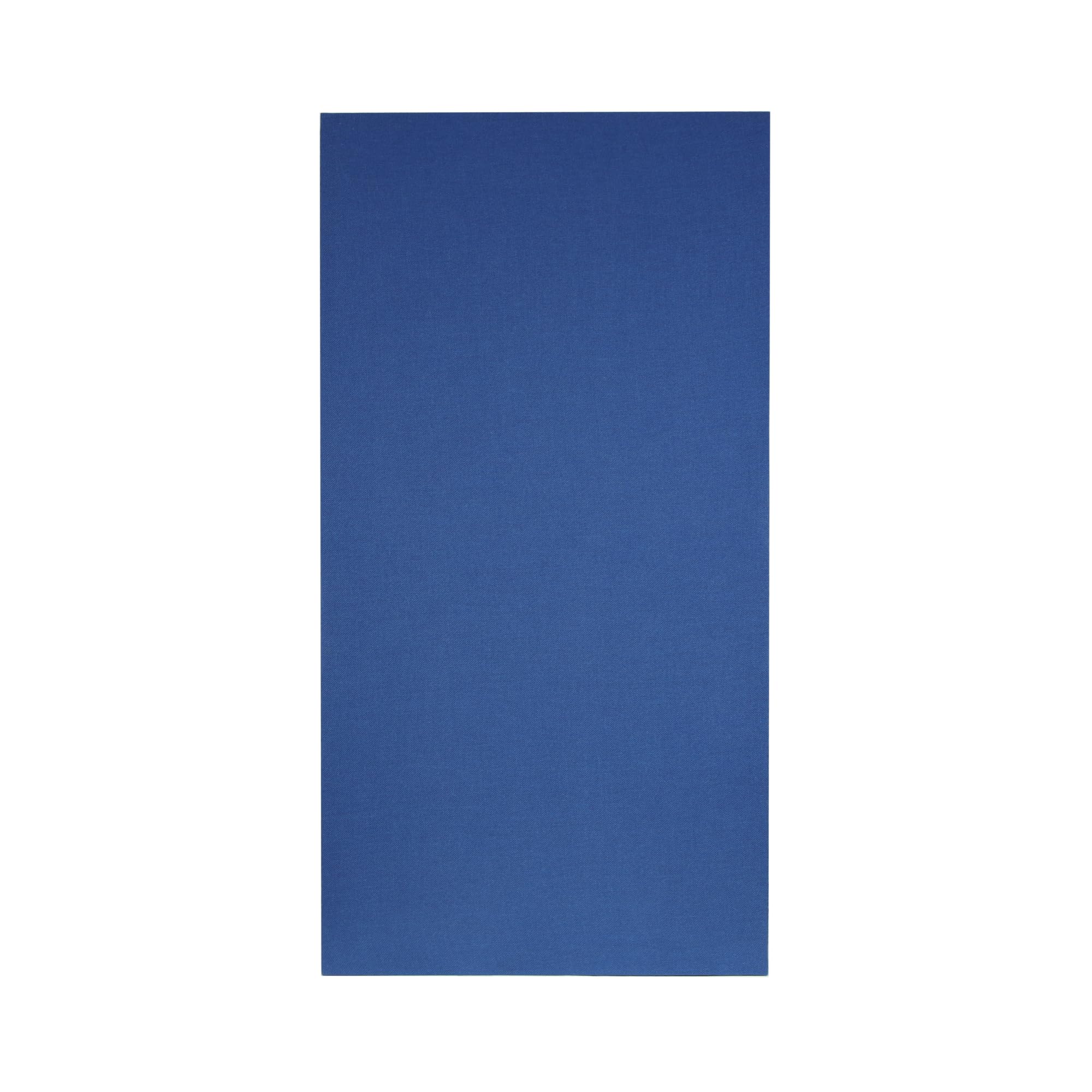 ATS Acoustics Sound Absorbing Acoustic Panel with Sona Fabric, NRC 1.0, Fire Rated, 24″ x 48″ x 2″ (Deep Ocean)