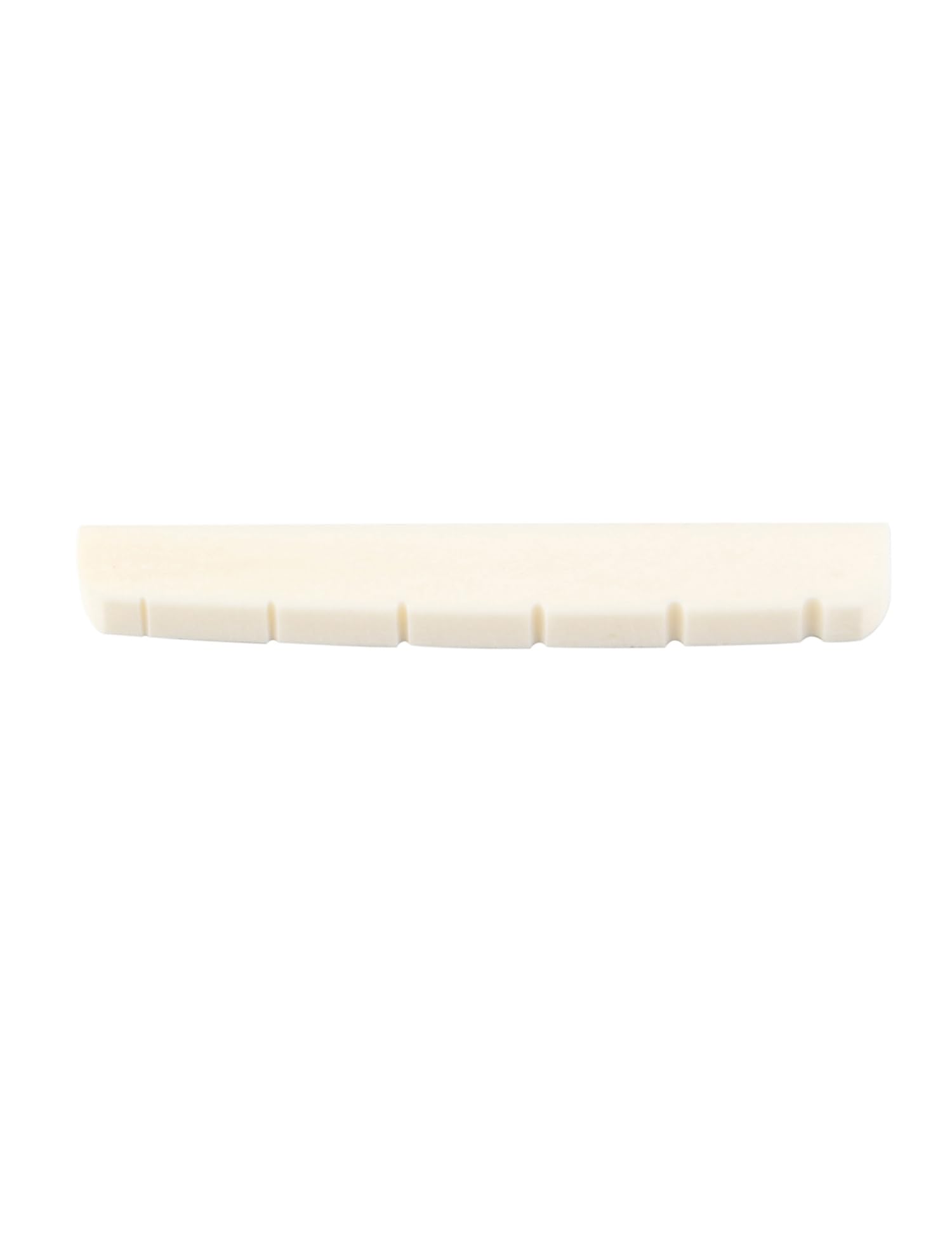 Metallor Bone Guitar Nut 6 String Pre-Slotted Top Nut 42mm x 6mm x 3mm White
