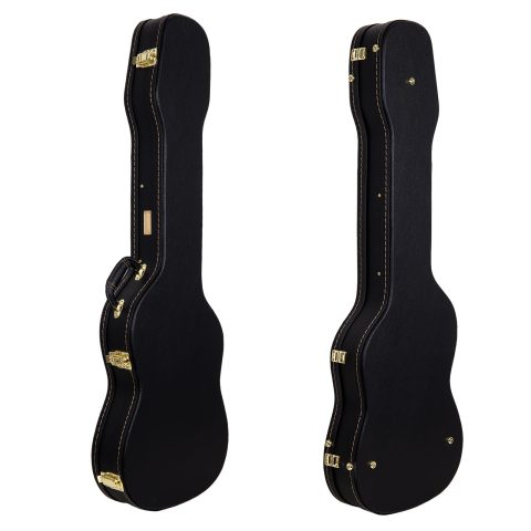 Crossrock Electric Guitar Case fits Telecaster and Stratocaster Style Guitars-Black(CRW600STBK)