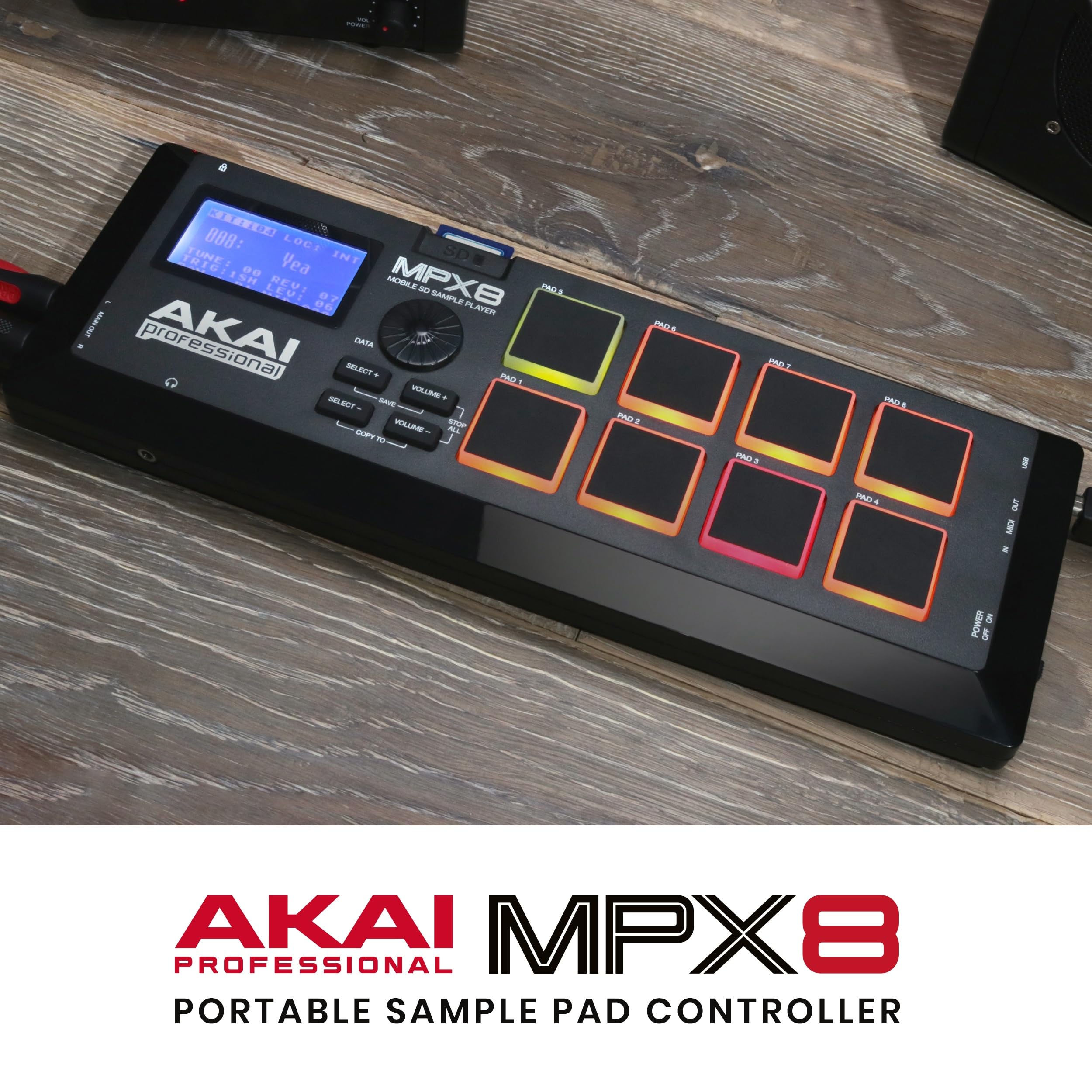 Akai Professional MPX8 USB MIDI Sample Pad Controller