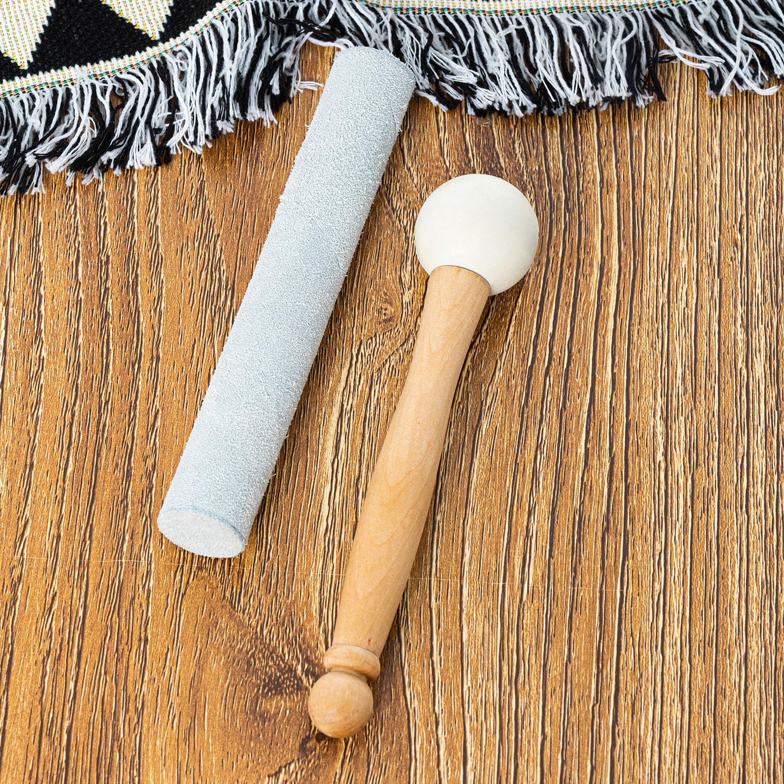 CALM CLANG 8 Inch F Note 432hz Heart Chakra Crystal Singing Bowl Healing Pure White with Carrying Case and Rubber Mallet Suede Strikers Oring