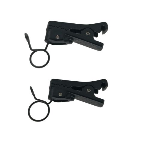 CANFON ABS Plastic Lavalier Microphone Tie Clip for All Kinds of Omnidirectional Condenser Microphone for Sony UWP, Saramonic, Sennheiser, Boya,Shure Lavalier Lapel Microphone, Pack of 2 (6.2mm)