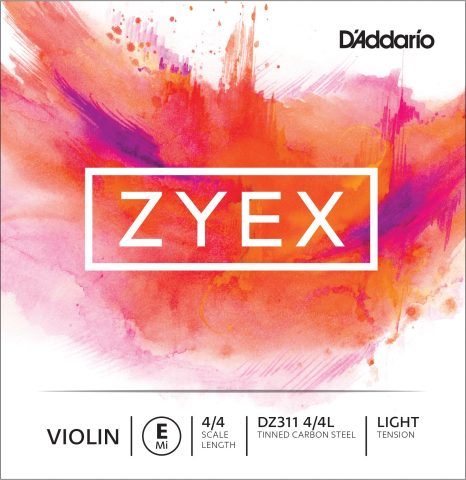 D’Addario Zyex Violin Single E String