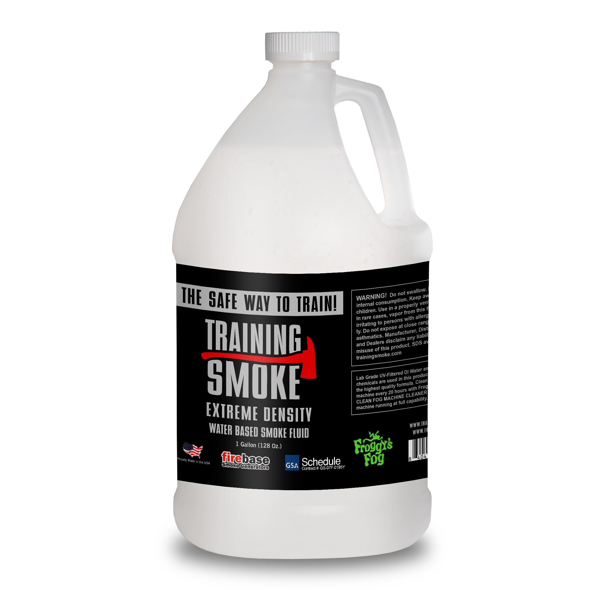 Training Smoke Fluid for Smoke Generators – Optimized for Firebase Machines (1 Gallon Extreme Density)