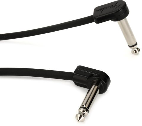 Fender Blockchain Patch Cable Kit, Angle/Angle, Black, Large, 15 Pieces