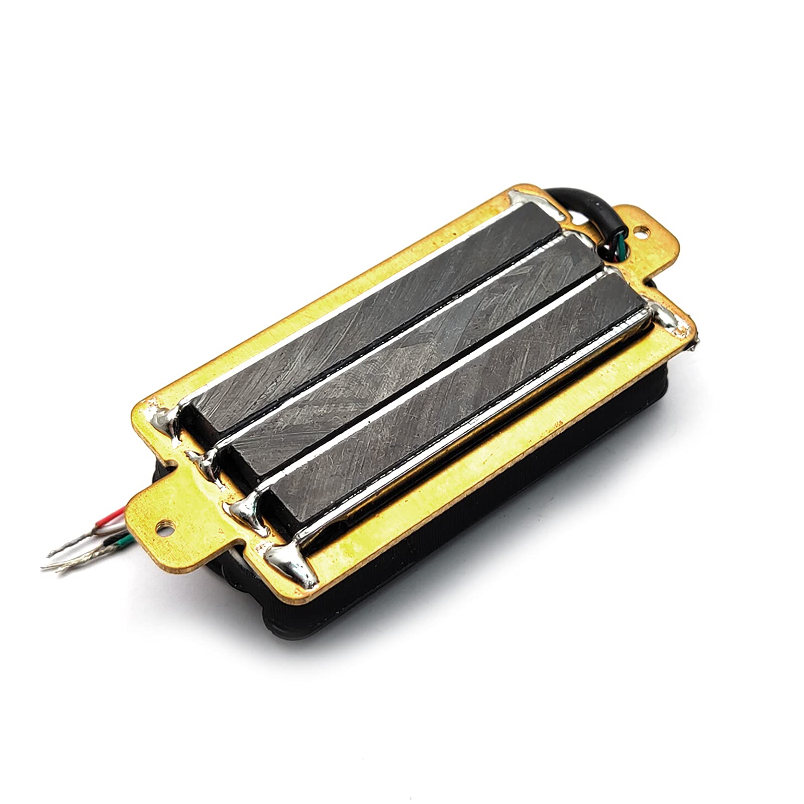 SAPHUE 2-Dual Blade Electric Guitar High Output Track Type Four Coil Humbucker Pickup Black