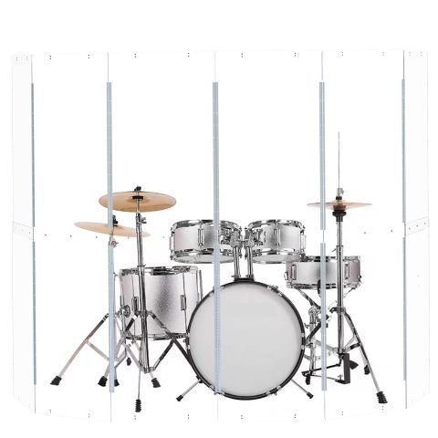Portable Drum Shield Panels | 6-Panels 2ft x 5ft