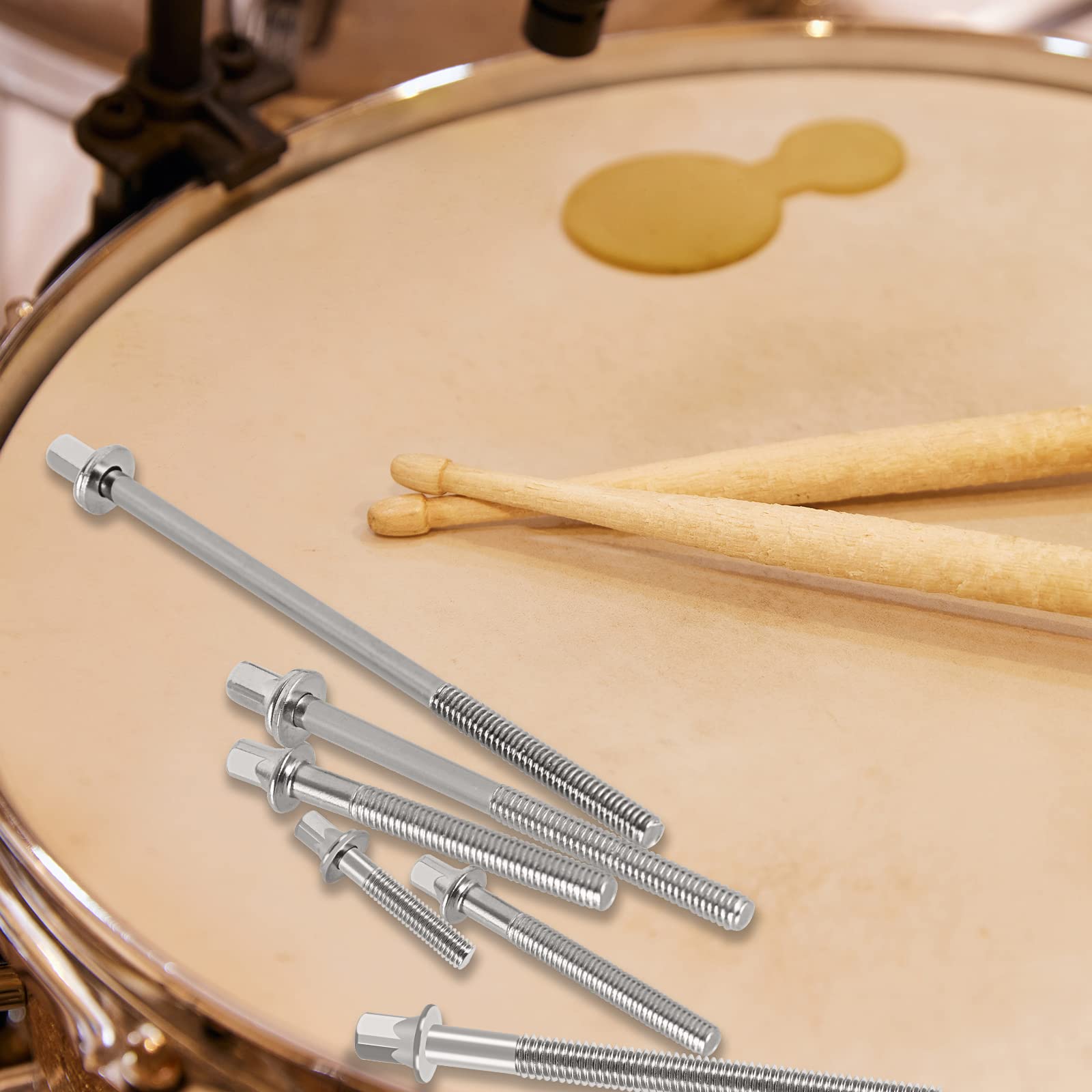 EASTROCK Drum Tension Rods Drum Screw 6 Pack M5X1 4/5 Inch