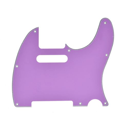 Dopro 8 Hole Tele Guitar Pickguard Scratch Plate fits USA/Mexican FD Telecaster Purple 3 Ply