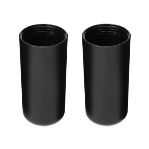 Replacement SLX2 Battery Cover Cup for Shure SLX2/SM58 Wireless Handheld Microphone Transmitter, Black, 2, Black, 2 Pack
