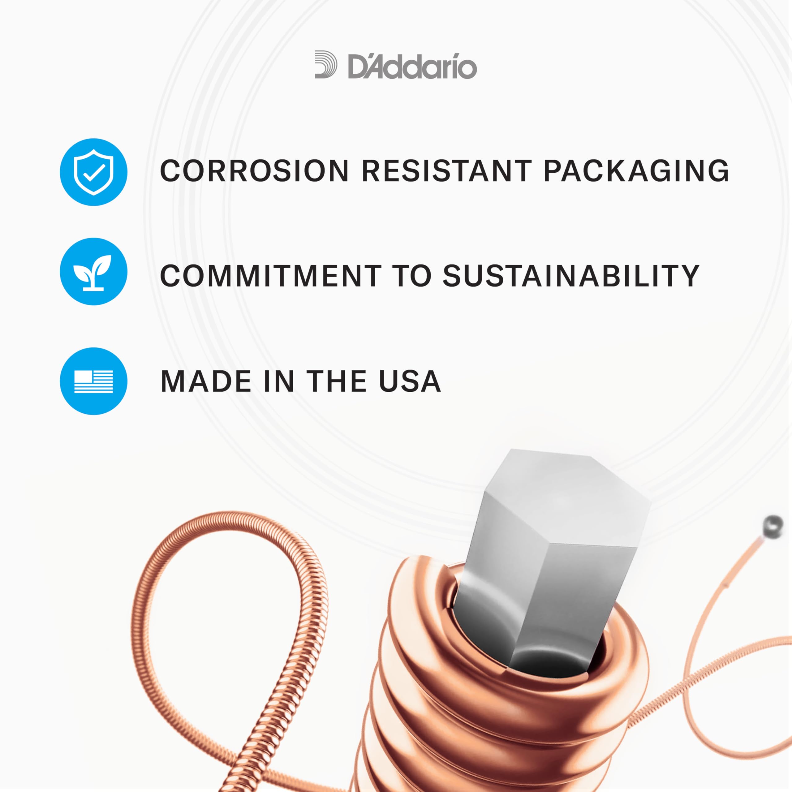 D’Addario Phosphor Bronze Acoustic Guitar Strings