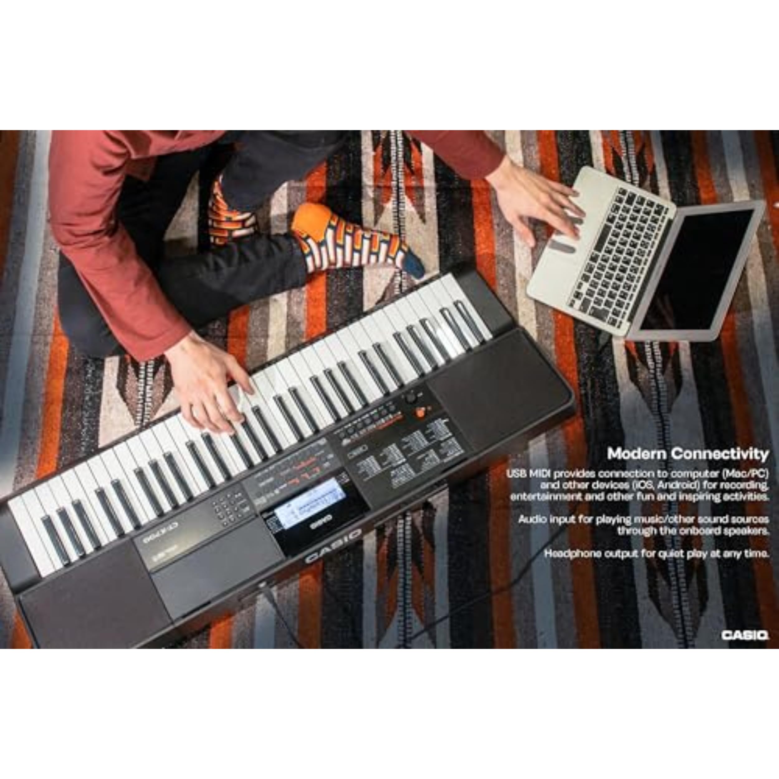 Casio CT-X700 61-Key Portable Keyboard | 600 Tones | AiX Sound Engine