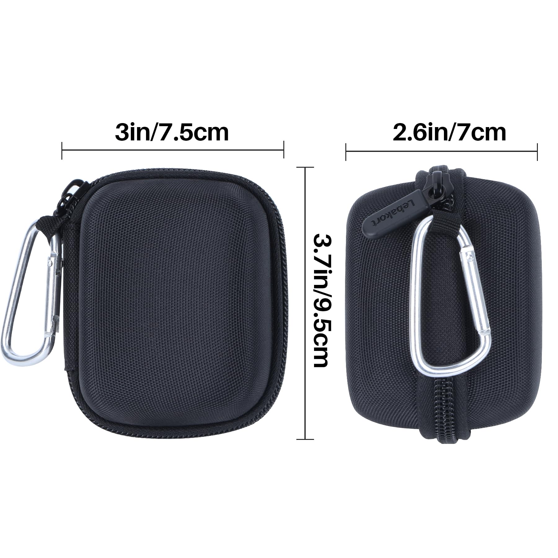 Lebakort Storage Case Compatible with DJI Mic Mini (2 TX + 1 RX) Wireless Lavalier Microphone (Storage Case for Mic)