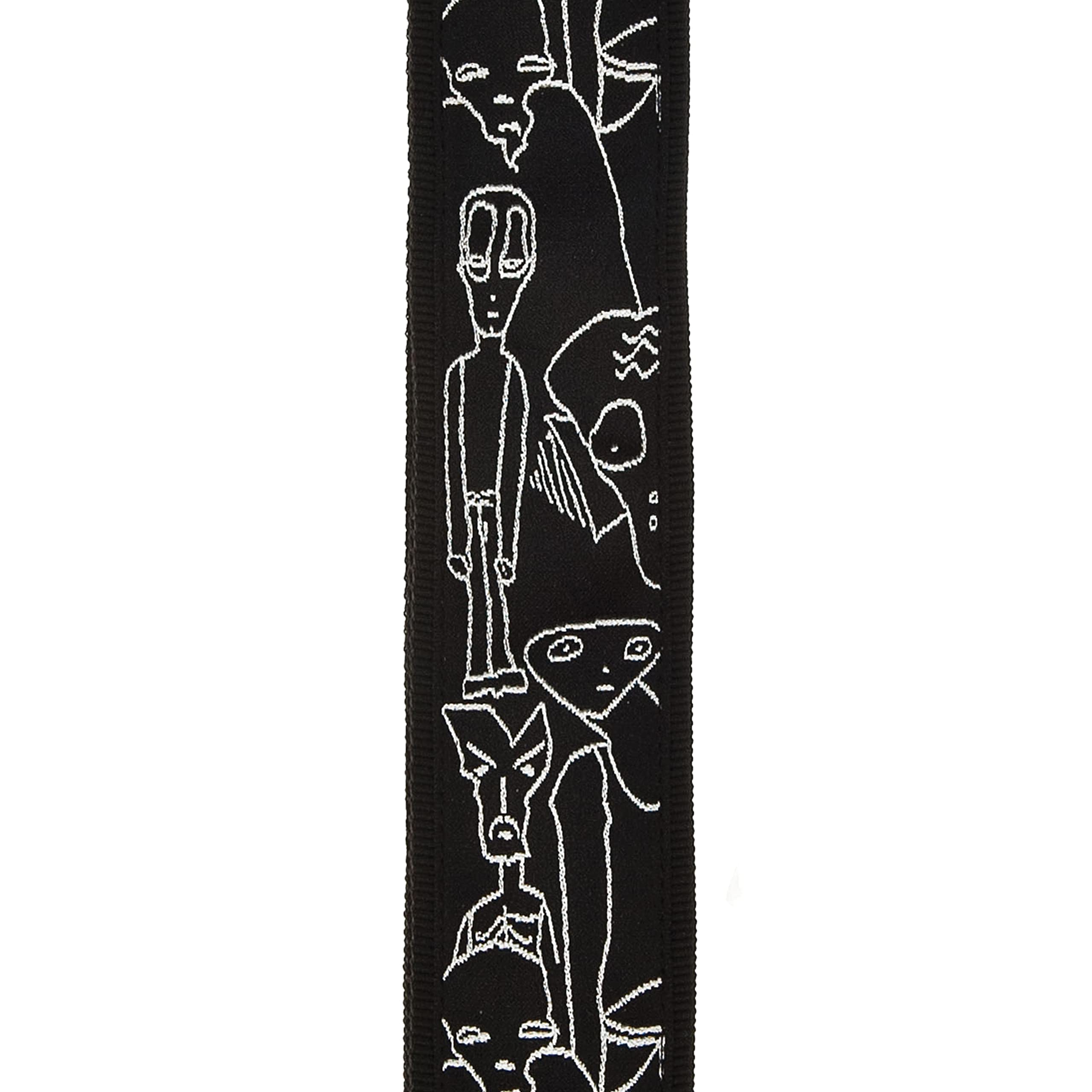 D’Addario 50JS05 50MM Js Strap, Silver Sketches ()