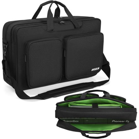 AKOZLIN Multi-layer Controller Gig Bag Padded Mixer Carry Case Fit For Pioneer DDJ FLX4 DJ Lite SB 2 3 SB2 SB3 DJ 400 RB Controller Travel Bag